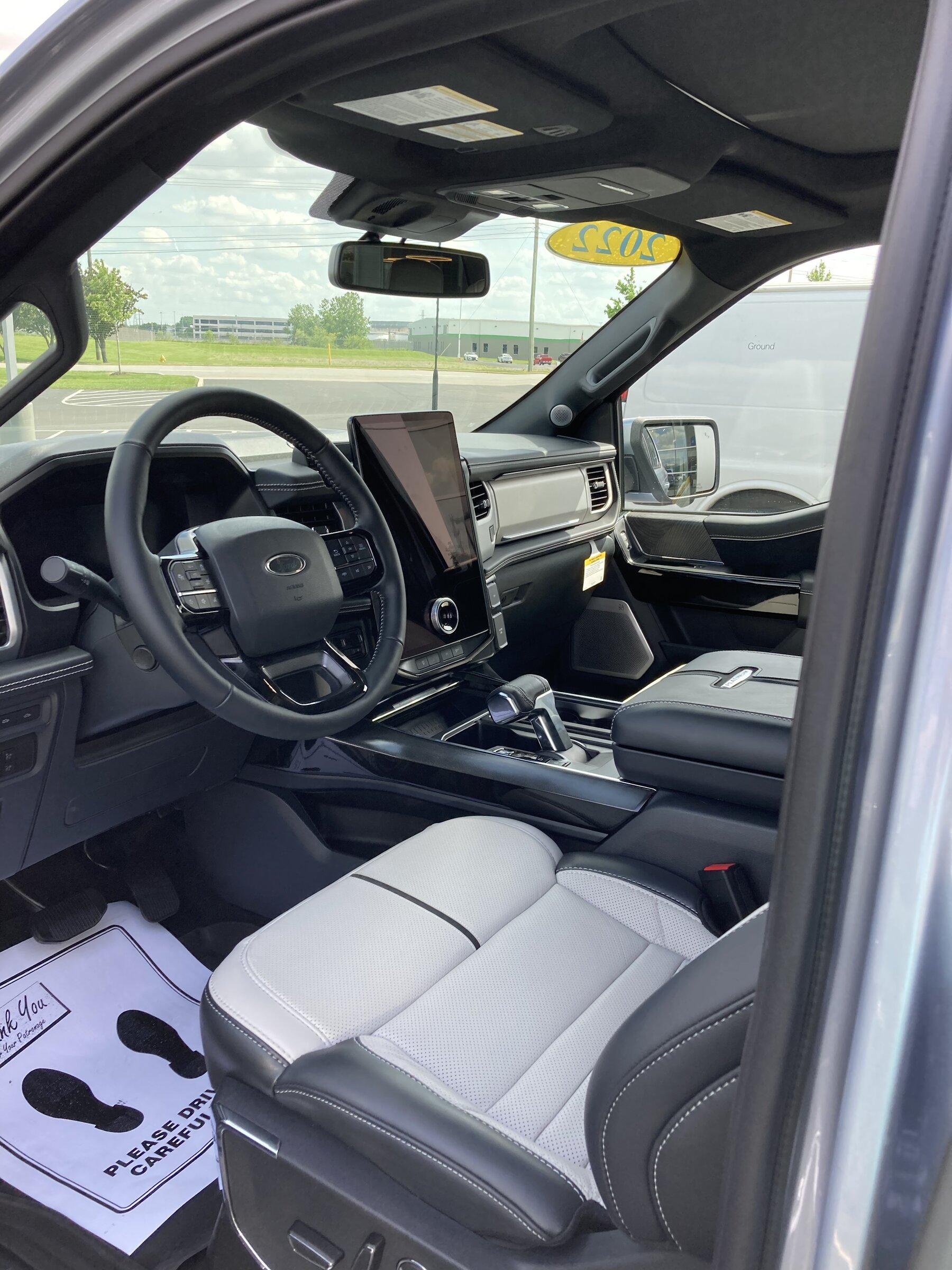 Ford F-150 Lightning Test Drove A Platinum Trim Lightning Today. Iced Blue Silver Impressions & Photos 485AFE5A-63F0-4358-BD75-AF5E4762C857