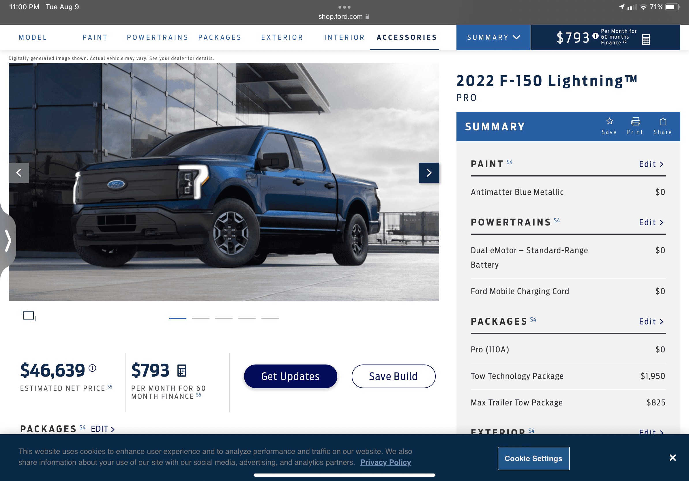 Ford F-150 Lightning 2023 Lightning Build and Price is Live .... $5000+ increase in price 4DF73287-2ED0-42A1-A631-C461E57237BD