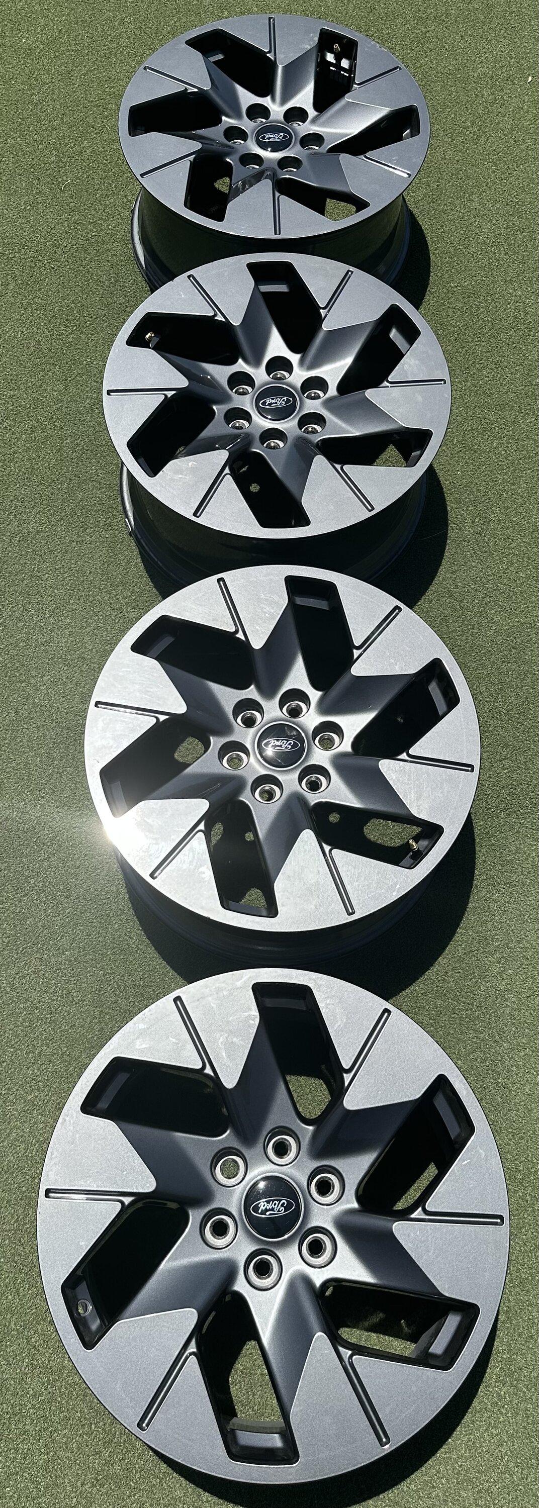 Ford F-150 Lightning (4) 20” Lariat Wheels (wheels only) 5971904B-0DB6-4CA9-AE0A-F83B7C810002