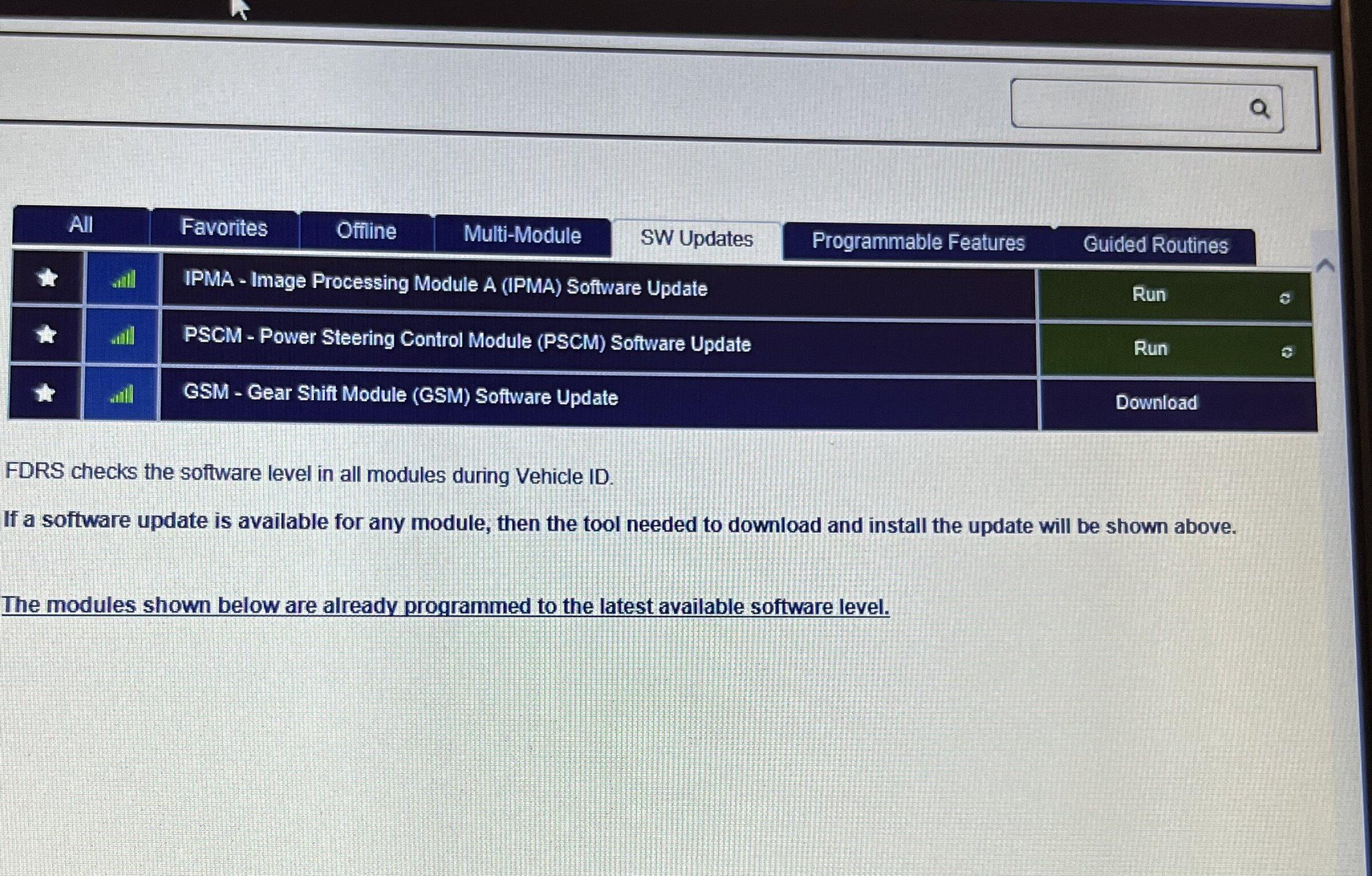 Ford F-150 Lightning ECU module programming guide using FDRS 5E972E1B-2432-480C-818F-C6FF0D340A78