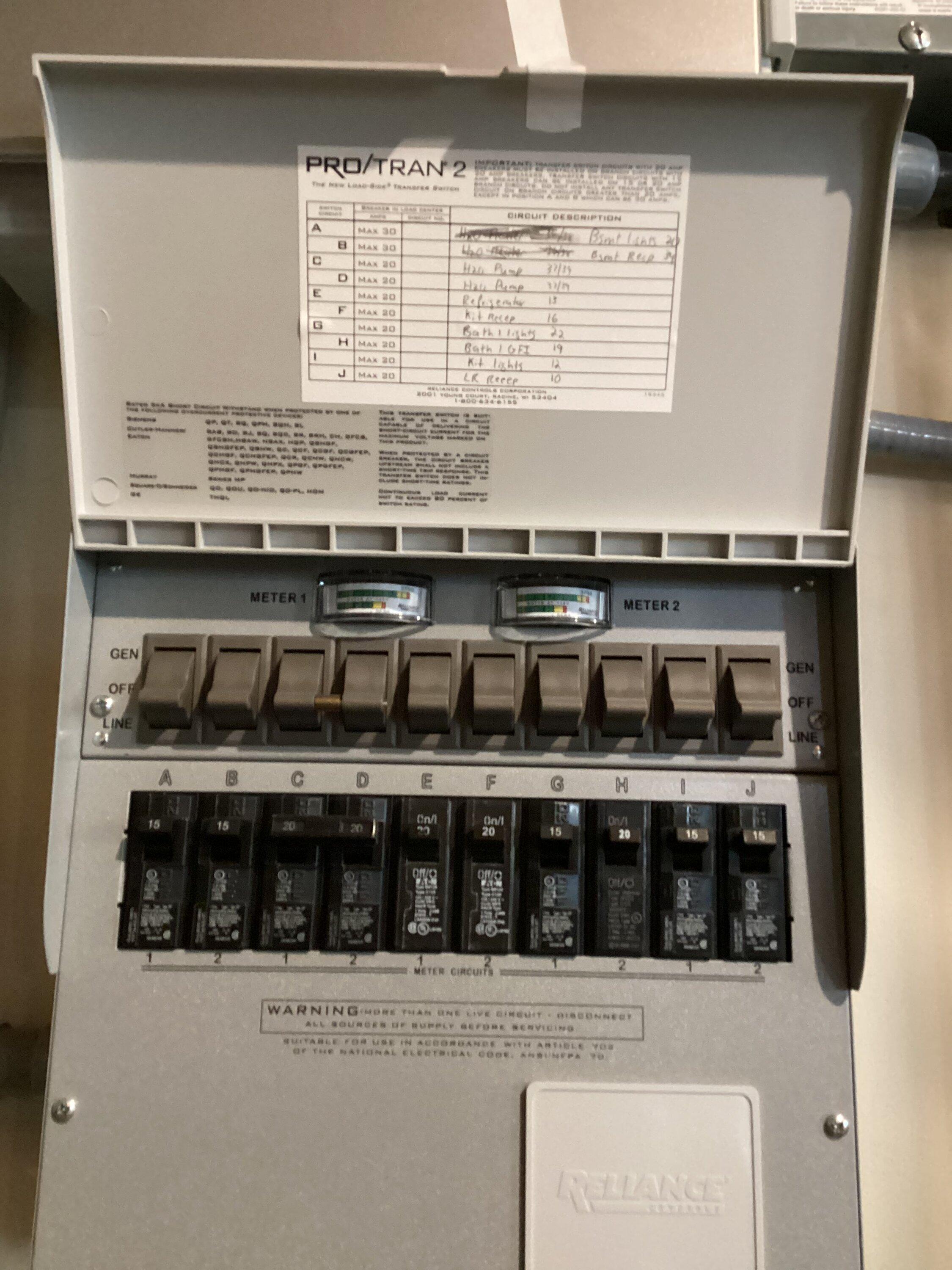 Ford F-150 Lightning Finished installing my charger & generator manual transfer switch [to provide emergency power to my house using 240v 30a plug in the truck bed] 62E9C9BD-1A9B-46DC-A6B0-8130DB9D2BF5