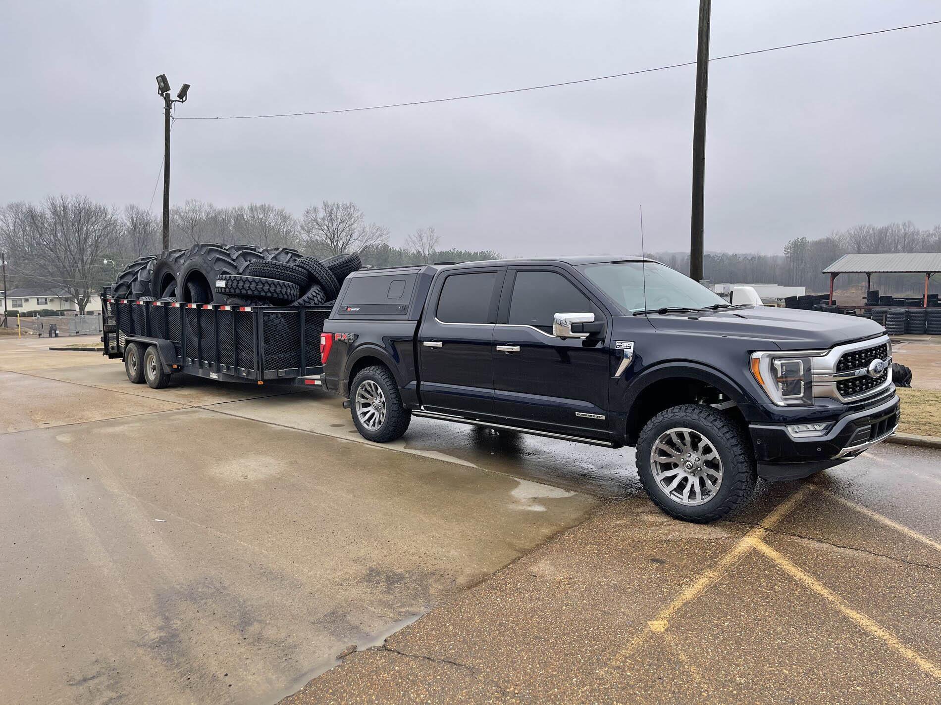 Extreme towing test with 2021 F150 PowerBoost 10 over capacity