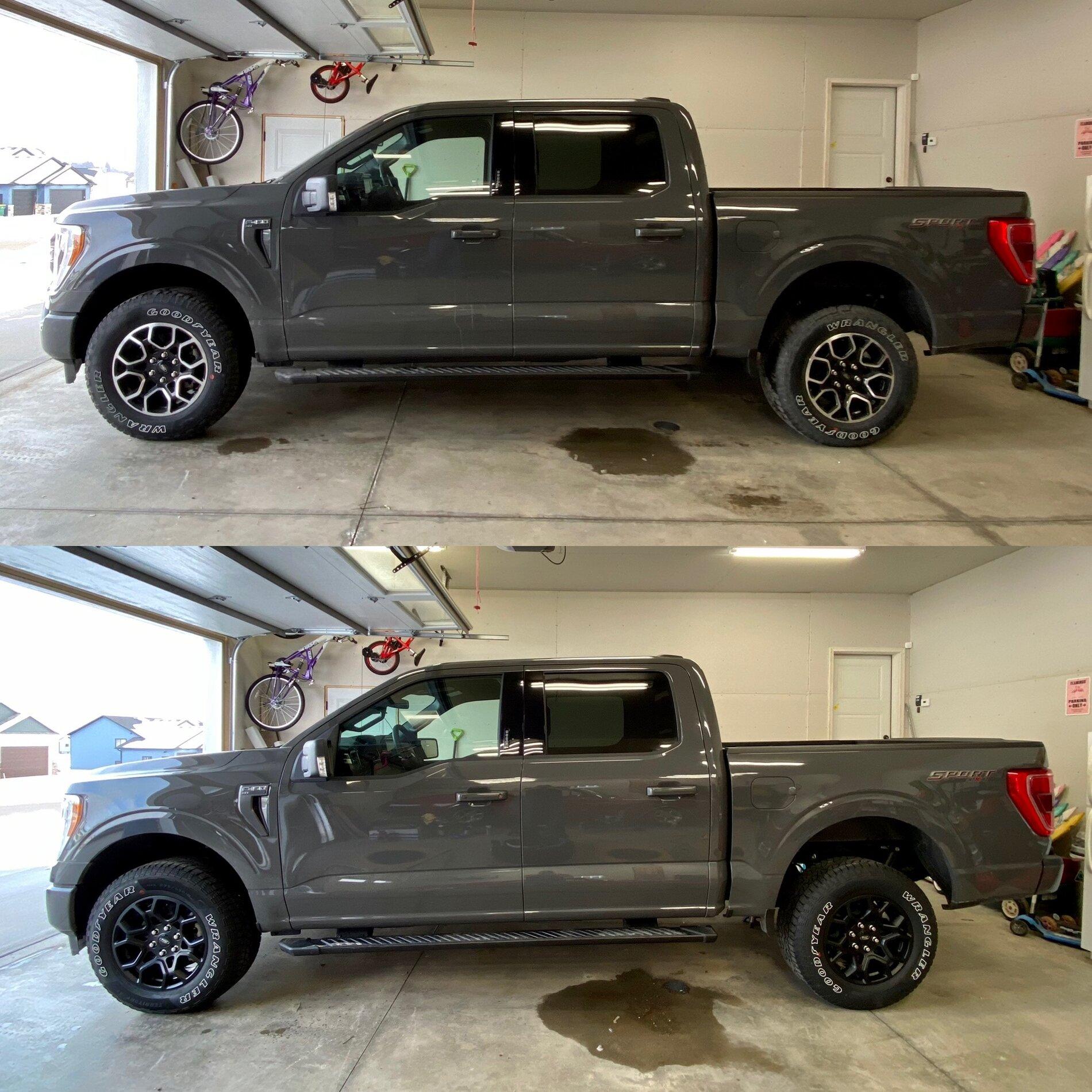 Ford F-150 Lightning Factory Wheels Blackout DIY Using Plastidip 682182E6-F193-4904-A4C6-0CA390AFA645