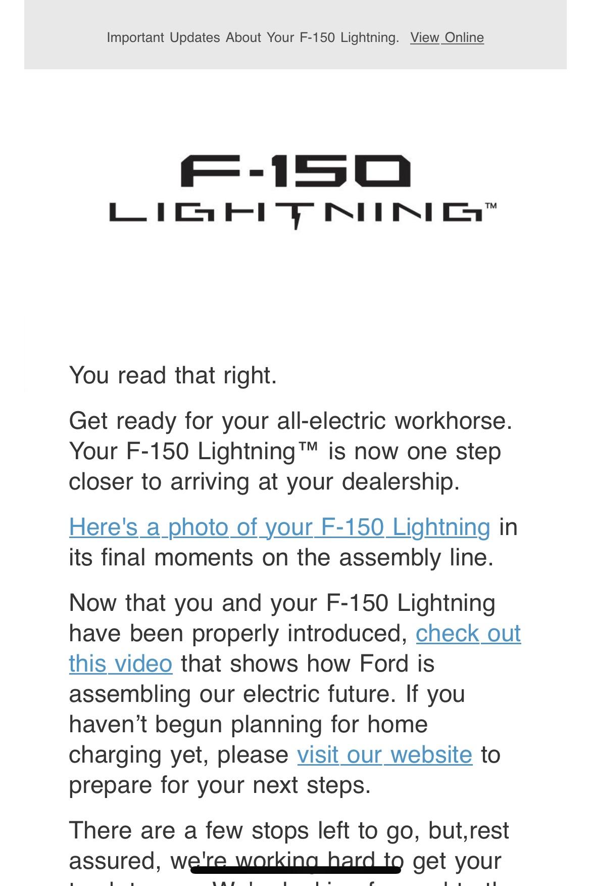 Ford F-150 Lightning Email & Photo: Your F-150 Lightning just rolled off the assembly line [post yours] 6AEB7B84-D921-4EA2-8449-ECEB36EEFCC3