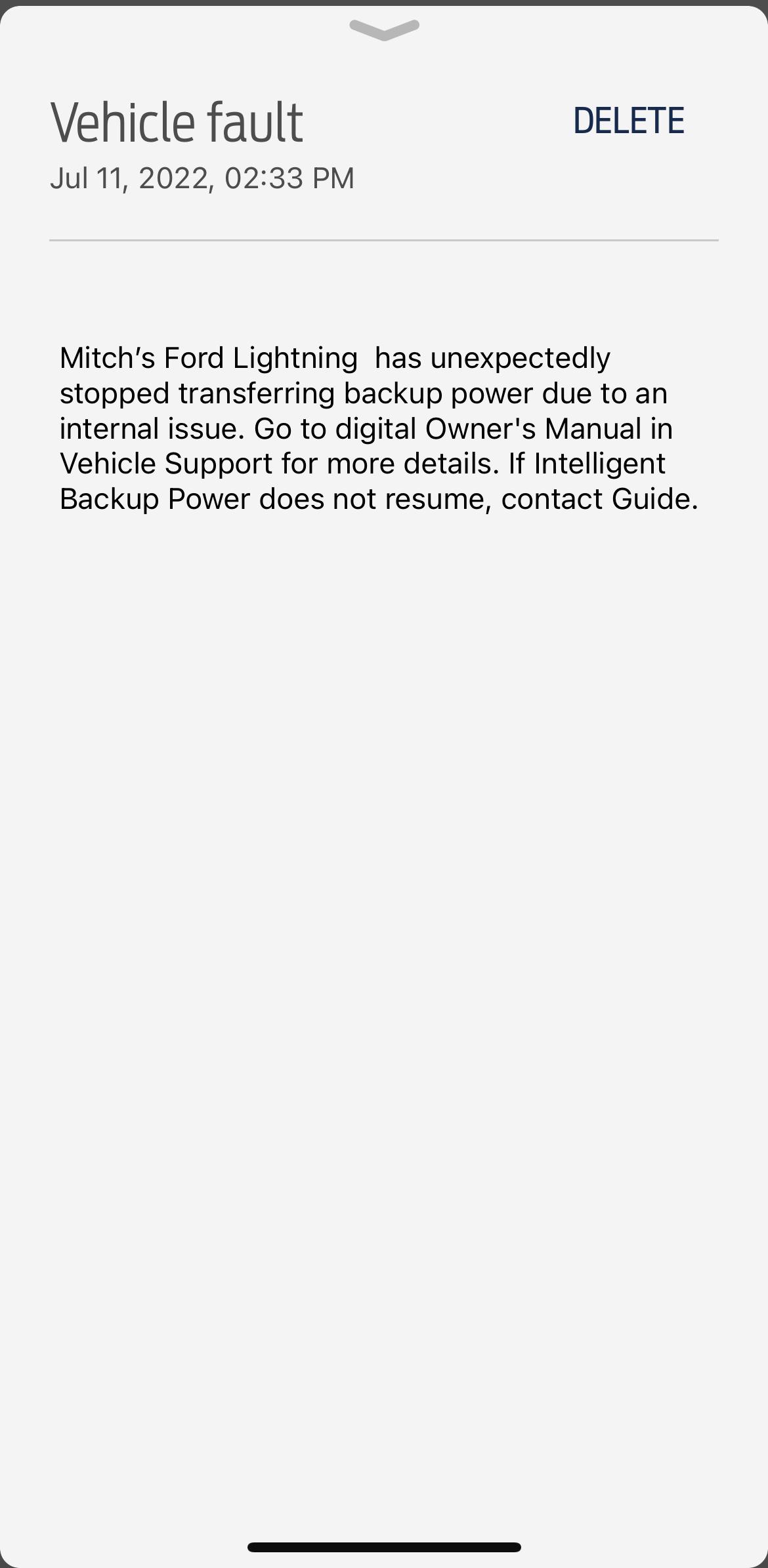 Ford F-150 Lightning Ford lightning not charging? Vehicle charging fault error message? 70F66EE4-60CF-4154-9831-C8E9E61D6DD5