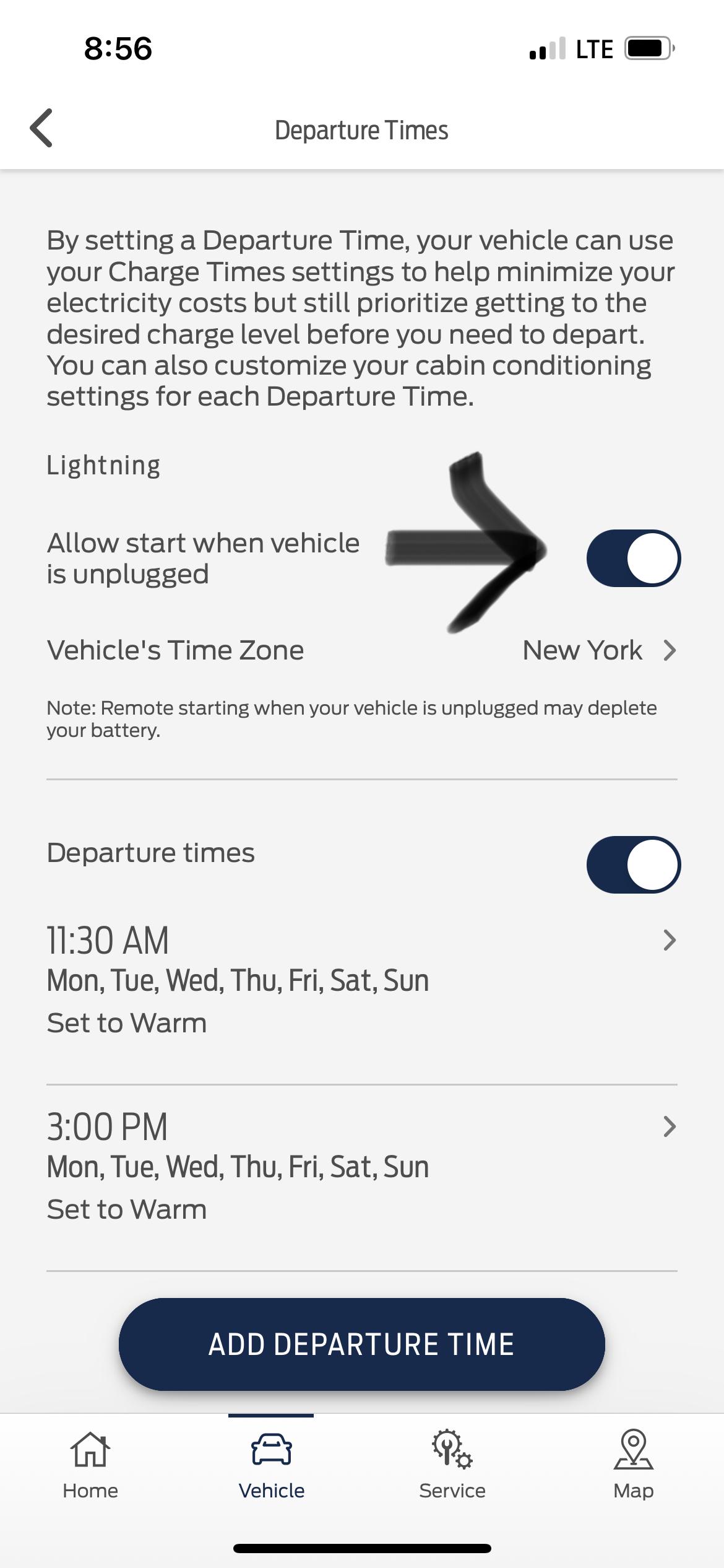 Ford F-150 Lightning 100% charged by Airport valet upon drop off, unrequested. Now what? 🤔🤣 74C8C93D-3D1C-4585-98FC-921519BC519A