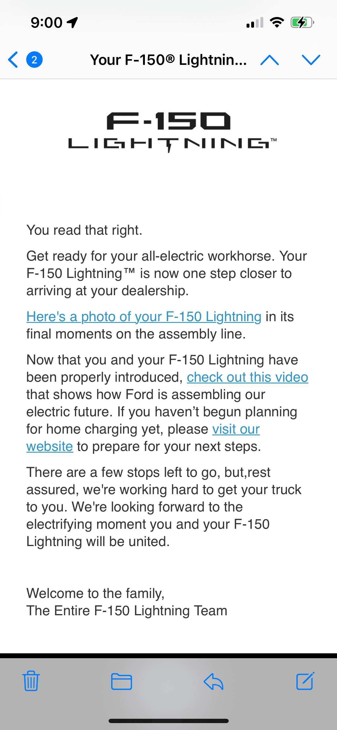 Ford F-150 Lightning Email & Photo: Your F-150 Lightning just rolled off the assembly line [post yours] 7842C778-EA0B-47A3-A59A-62C109CCF6FE