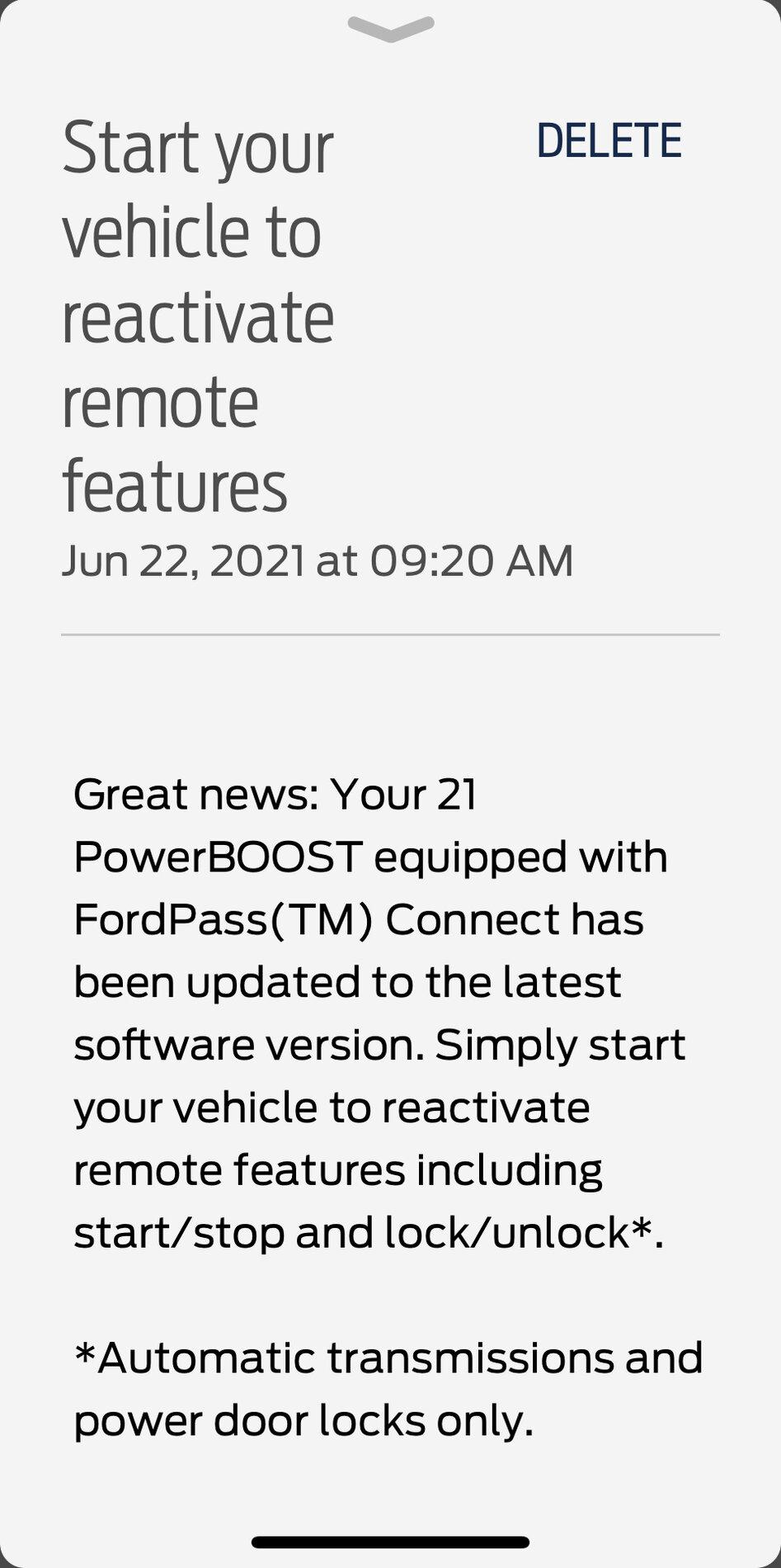 Ford F-150 Lightning OTA Update - anyone received one yet? 8786AB89-59D1-4B7D-81AF-D84588F68668