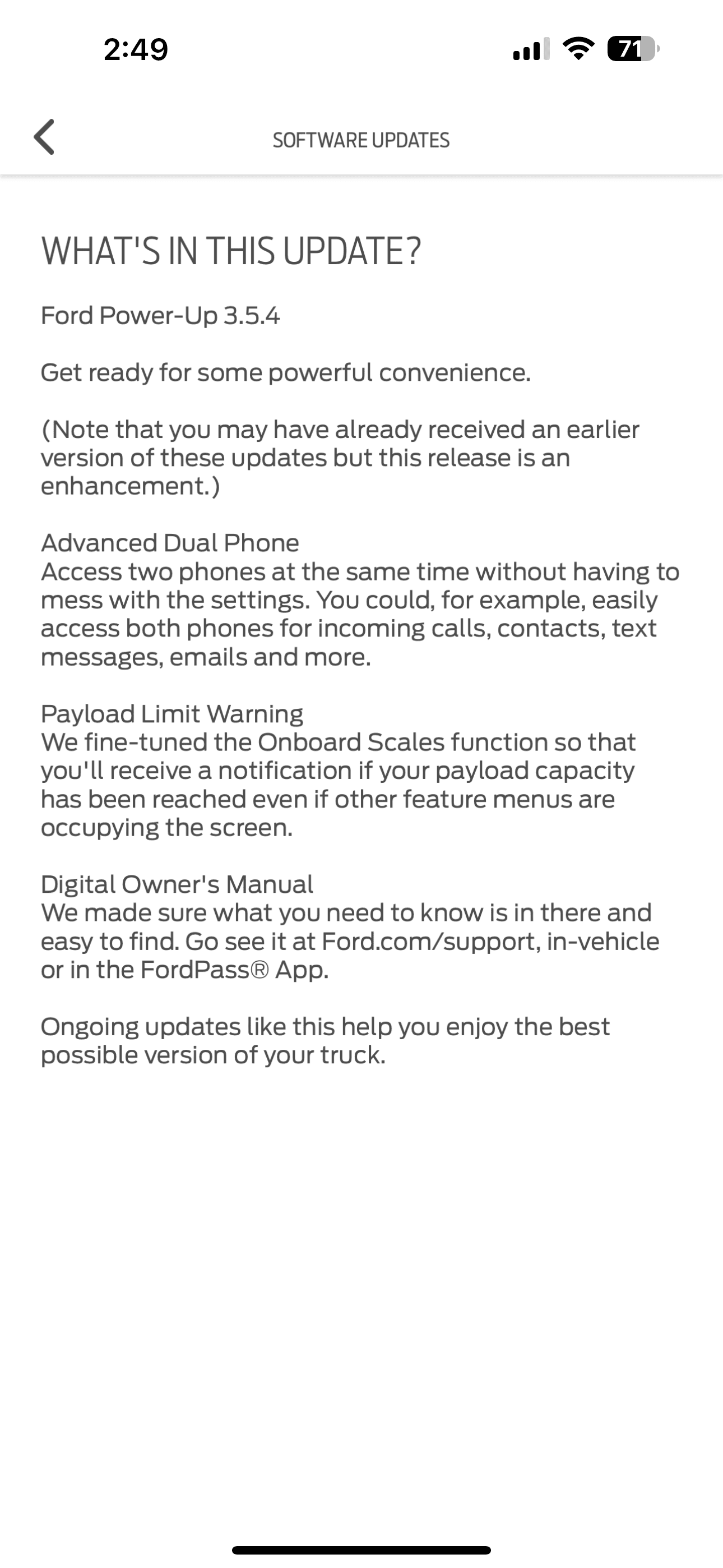 Ford F-150 Lightning SYNC 4A Improvement email confirms dial will control climate + other upgrades / changes 8C8F4D7F-1844-4C62-9361-C0CA79DCD28F