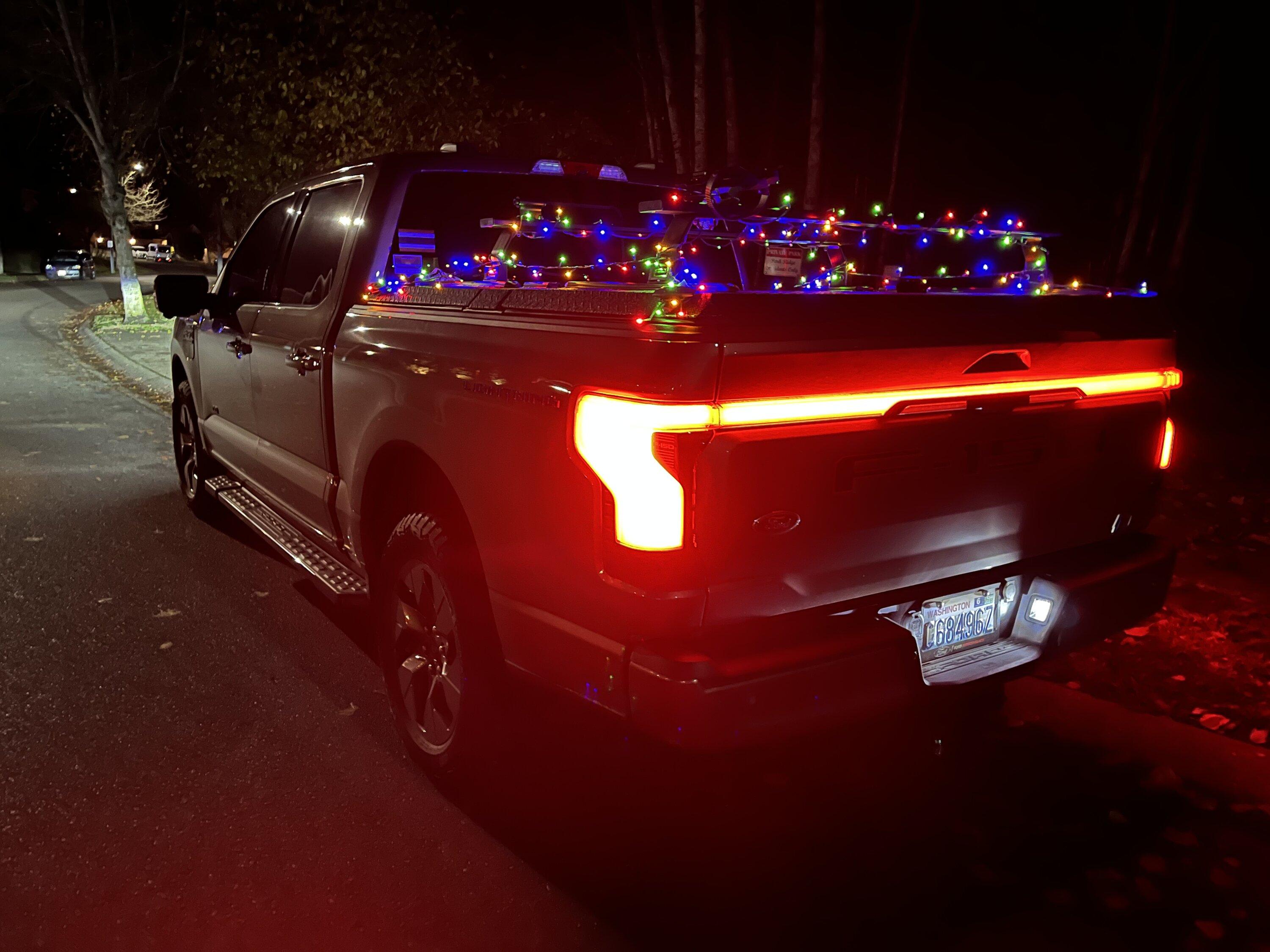 Ford F-150 Lightning Christmas Rack Lights. Show your decorations 9C464A55-FD8E-4C48-B7A9-5ABFA7FE775F