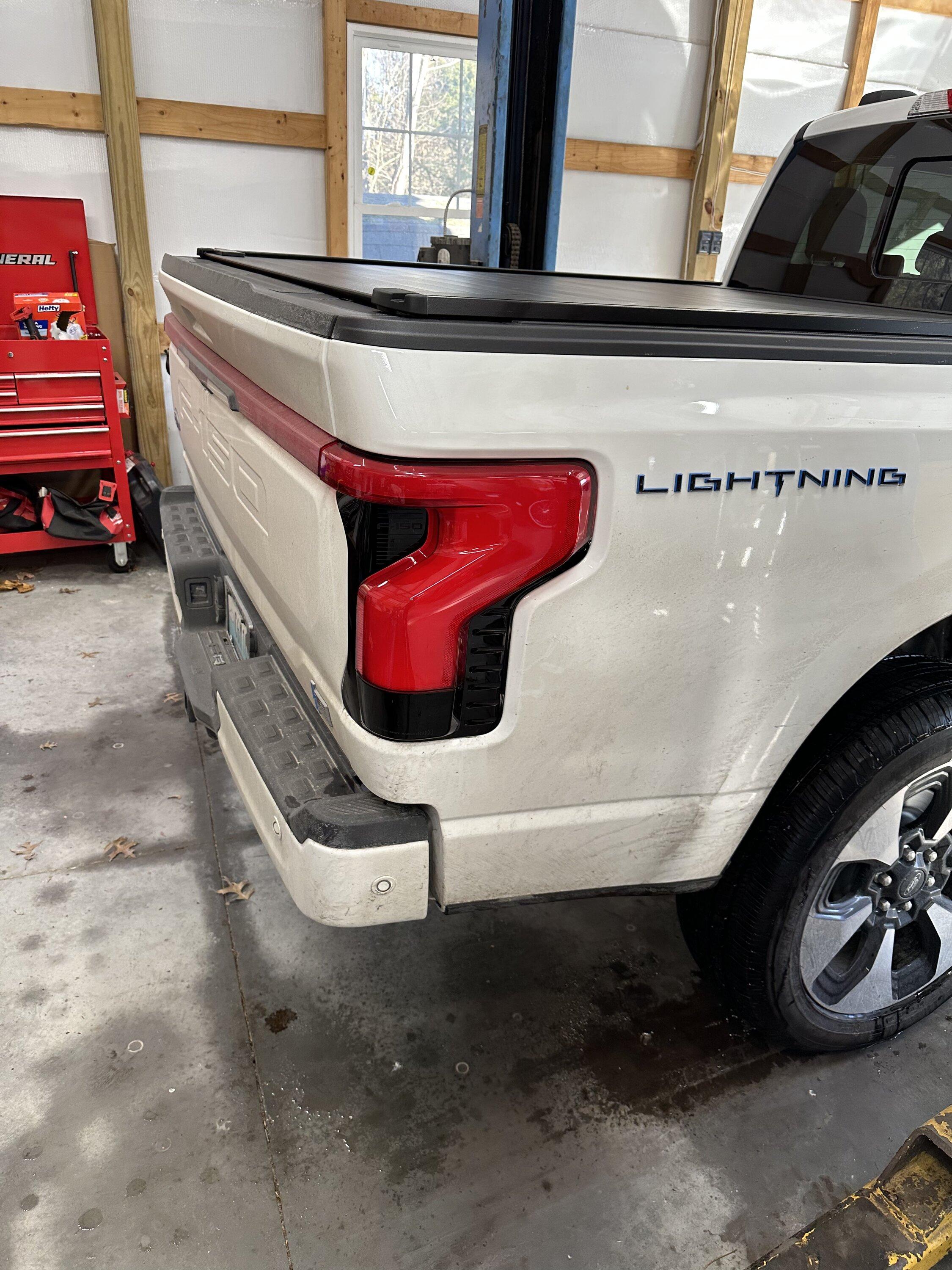 Ford F-150 Lightning Broken rear tail light (my fault) - instructions on how to move BIS sensor to new tail light A1ED038F-638E-46A4-9417-D90B63C183EF