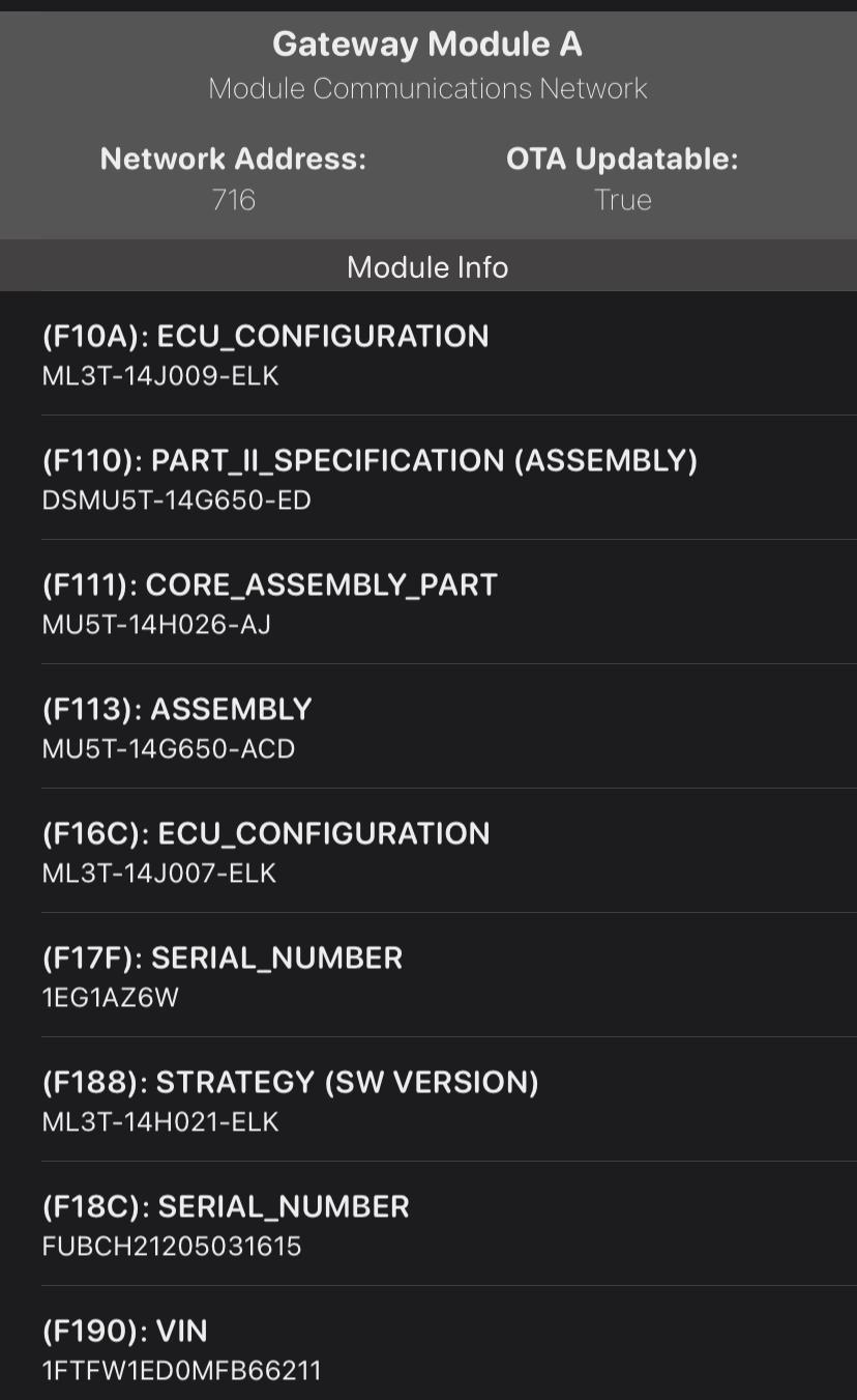 Ford F-150 Lightning ECU module programming guide using FDRS A4EBDC9D-AB03-49D5-B9AA-A71E0498E5D7