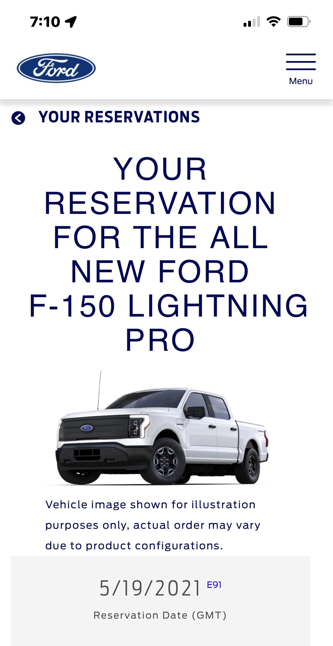 Ford F-150 Lightning Reservation Screen Changed- Locked into specific trim A6FCE82F-563D-4F43-B558-66776E33EB95