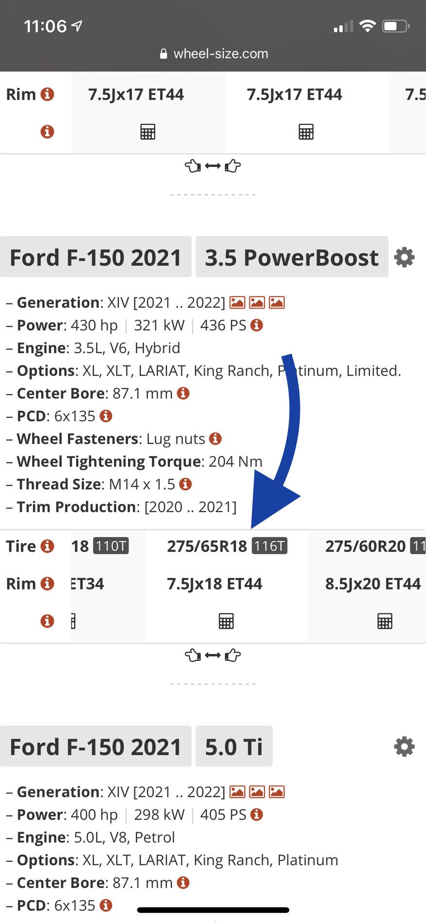 Ford F-150 Lightning 2021 F-150 Factory Wheels Sizes/Specifications A78055C5-F75D-4B2B-93C8-66FE5D47942A