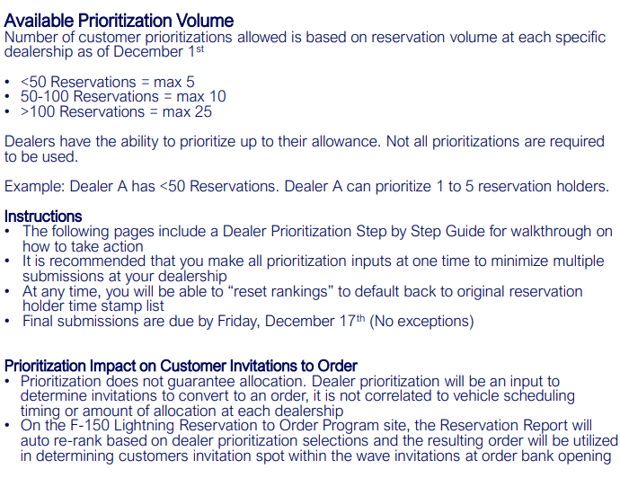 Ford F-150 Lightning Lightning WAVE 2 Emails Coming 1/19 For Ordering on 1/20 – Per Ford Customer Service allocatio