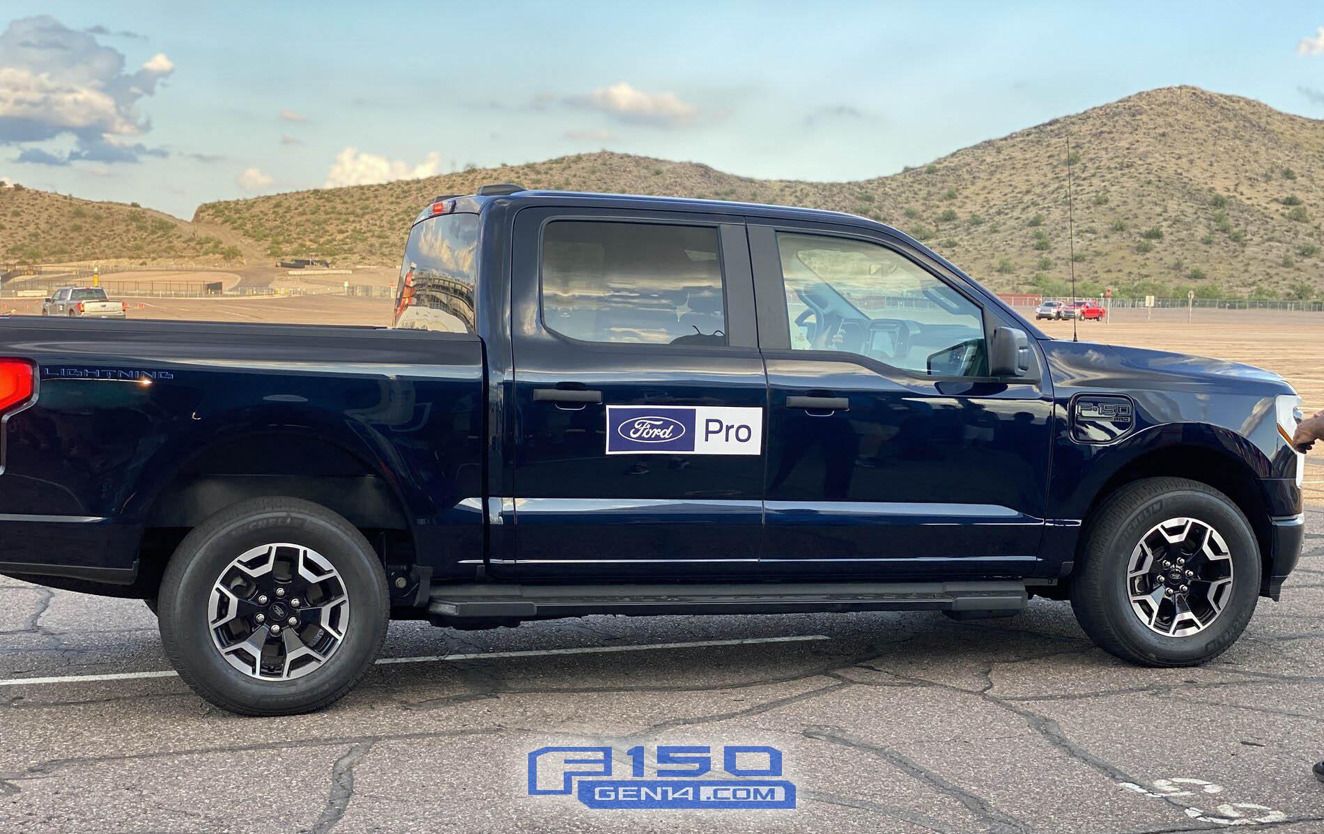 Ford F-150 Lightning ANTIMATTER BLUE F-150 Lightning Photos & Club Animatter Blue F150 Lightning EV pickup 2