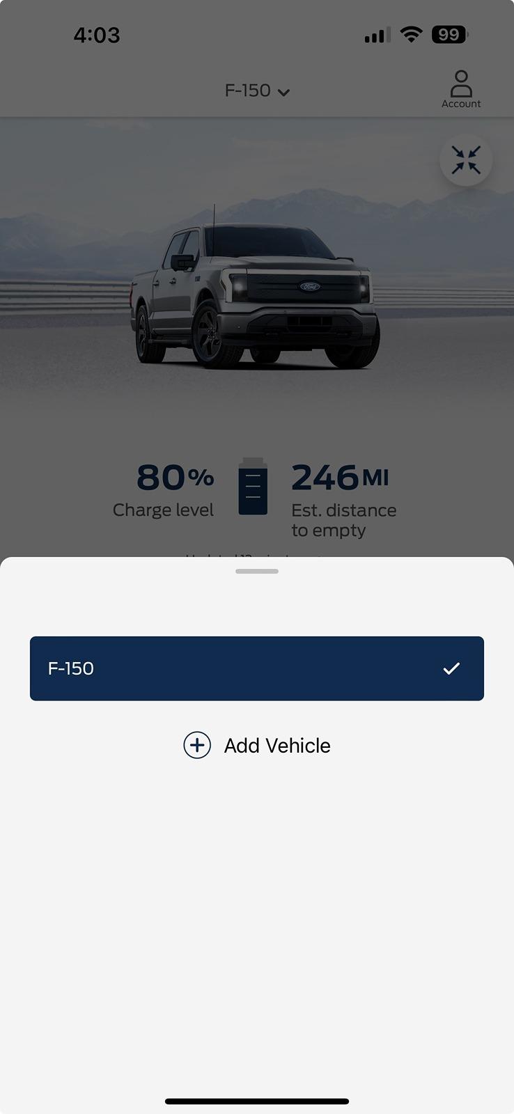 Ford F-150 Lightning Can’t set charging location at home -[fix post 42] appscreenshot