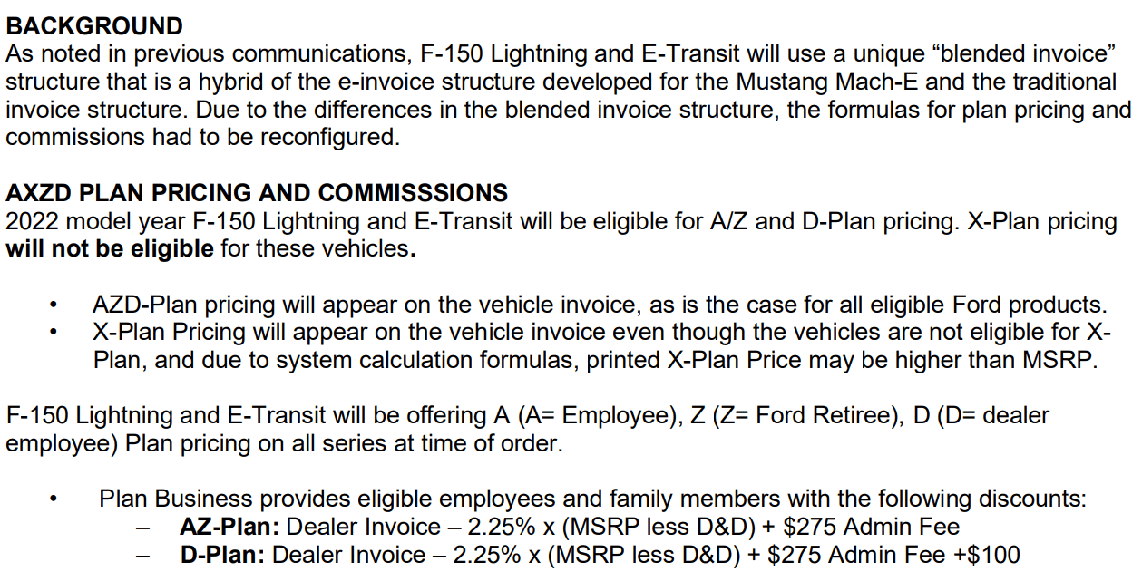 Ford F-150 Lightning 2022 Ford F-150 Lightning not eligible for X-Plan pricing. Qualifies for A/Z and D-Plan pricing AXZD.PNG