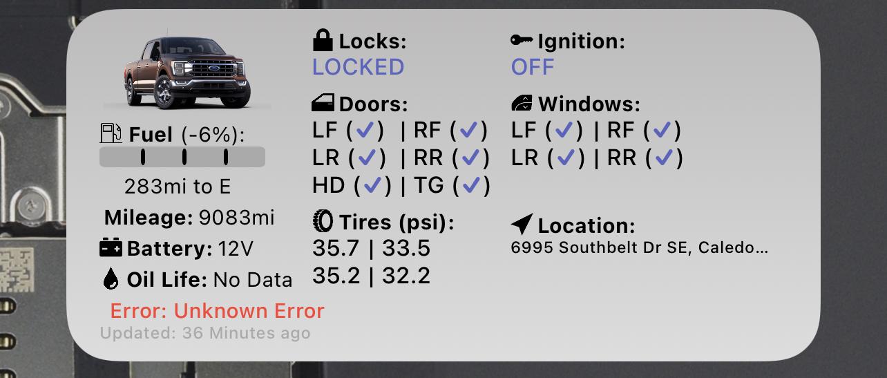 Ford F-150 Lightning FordPass - Scriptable Widget (iOS, iPad, MacOS) B803F827-67F6-4A8A-B067-F9E4448C10BC
