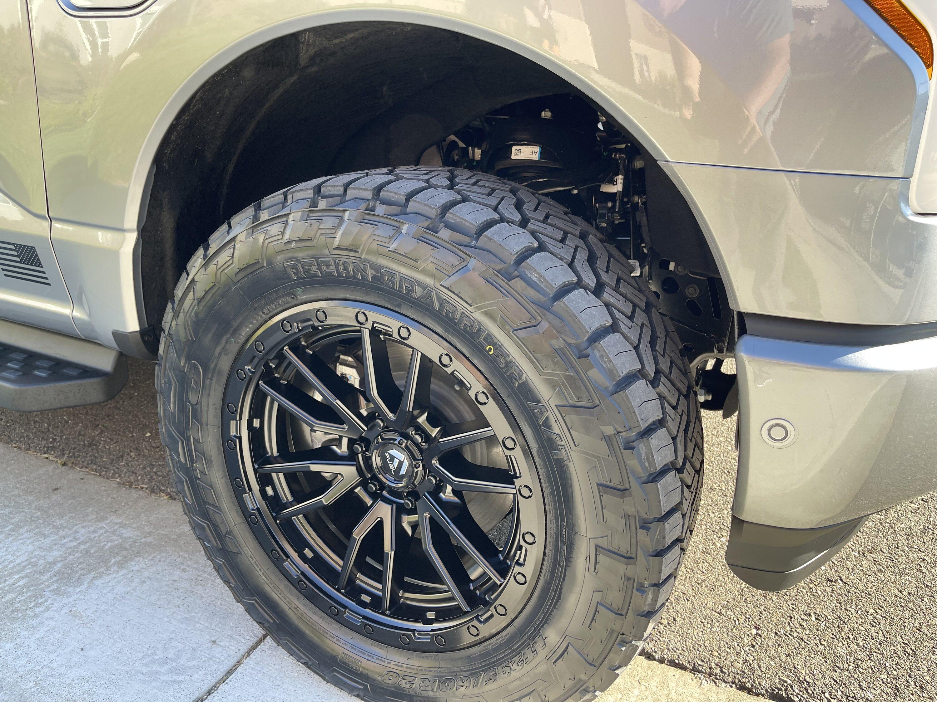 Ford F-150 Lightning ReadyLift 2" level, Fuel Rebel 20x9 (et +1), and Nitto Recon Grappler 295/60r20 BA6BBA4B-5219-479F-A972-D7DE1D28A256
