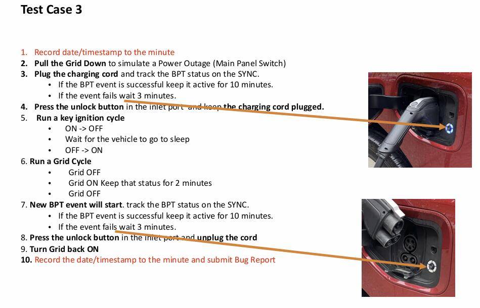 Ford F-150 Lightning Home Integration System Issues Backup Power Transfer Test Case 3