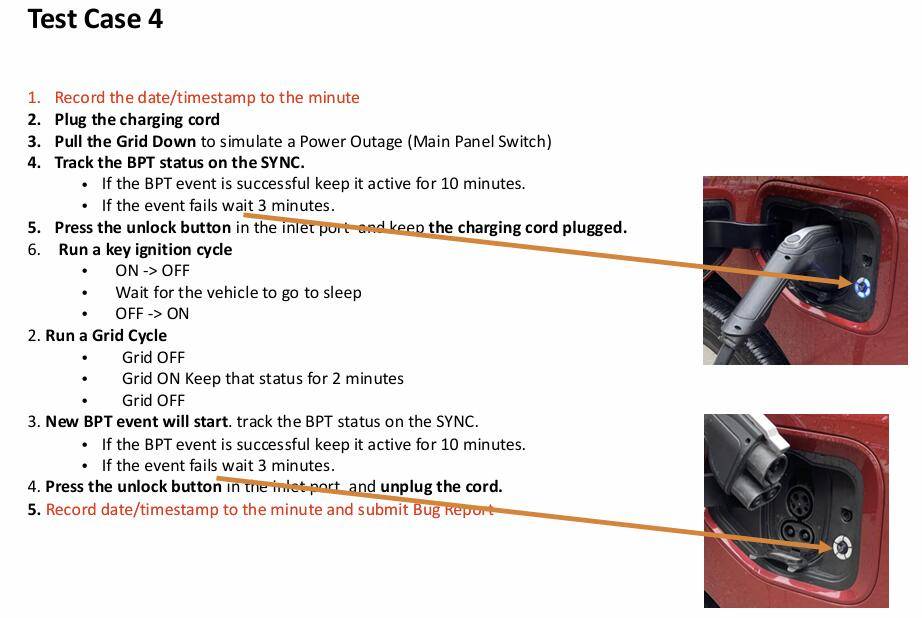 Ford F-150 Lightning Home Integration System Issues Backup Power Transfer Test Case 4