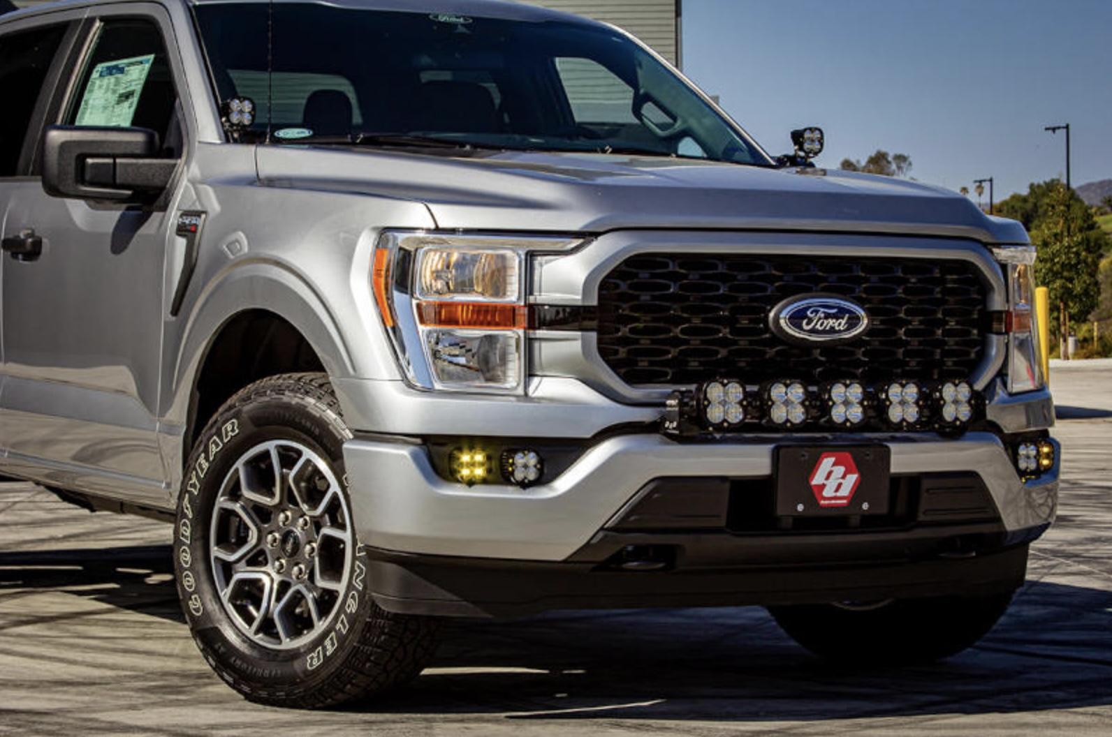 Ford F-150 Lightning Baja Designs 2021+ F150 Lighting Kits Baja Designs 2021 F-150 aftermarket lighting 2