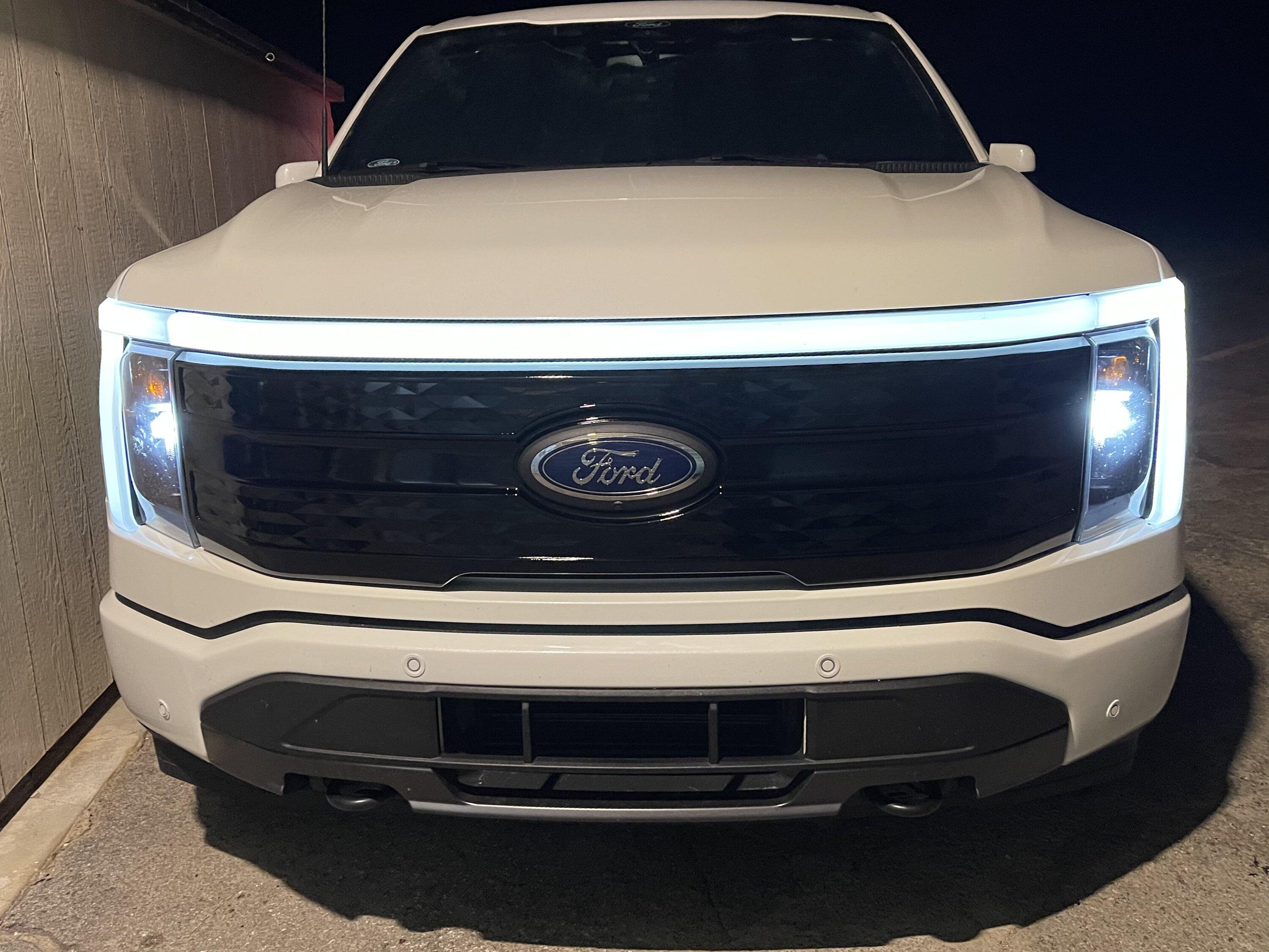 Ford F-150 Lightning Black Grill to replace grey boring OEM (yes, I've seen the wrapped photo) BF1E717D-4402-4242-B7B3-26A4898523A8