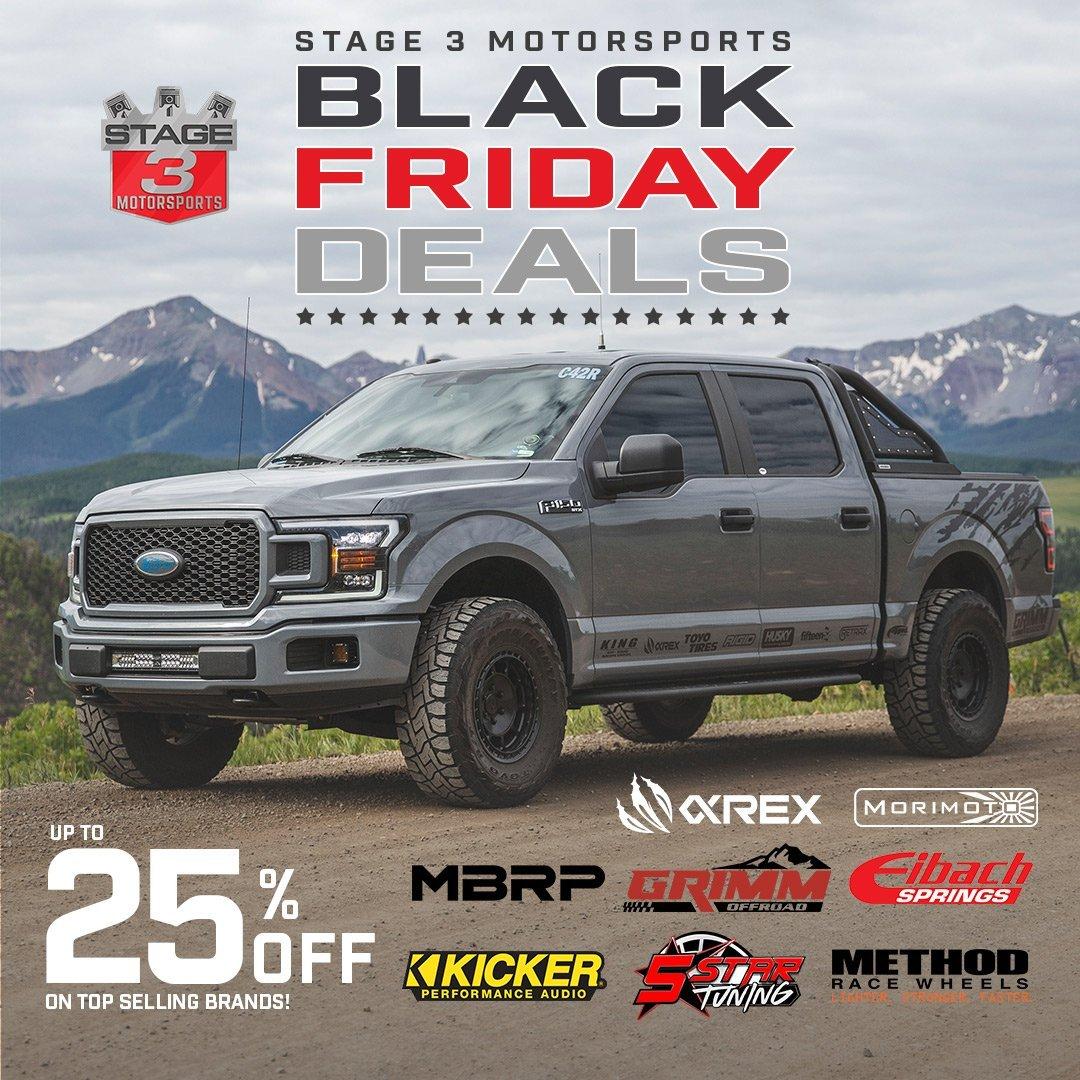 Ford F-150 Lightning Black Friday Deals @ Stage3 black_friday_sq_01-