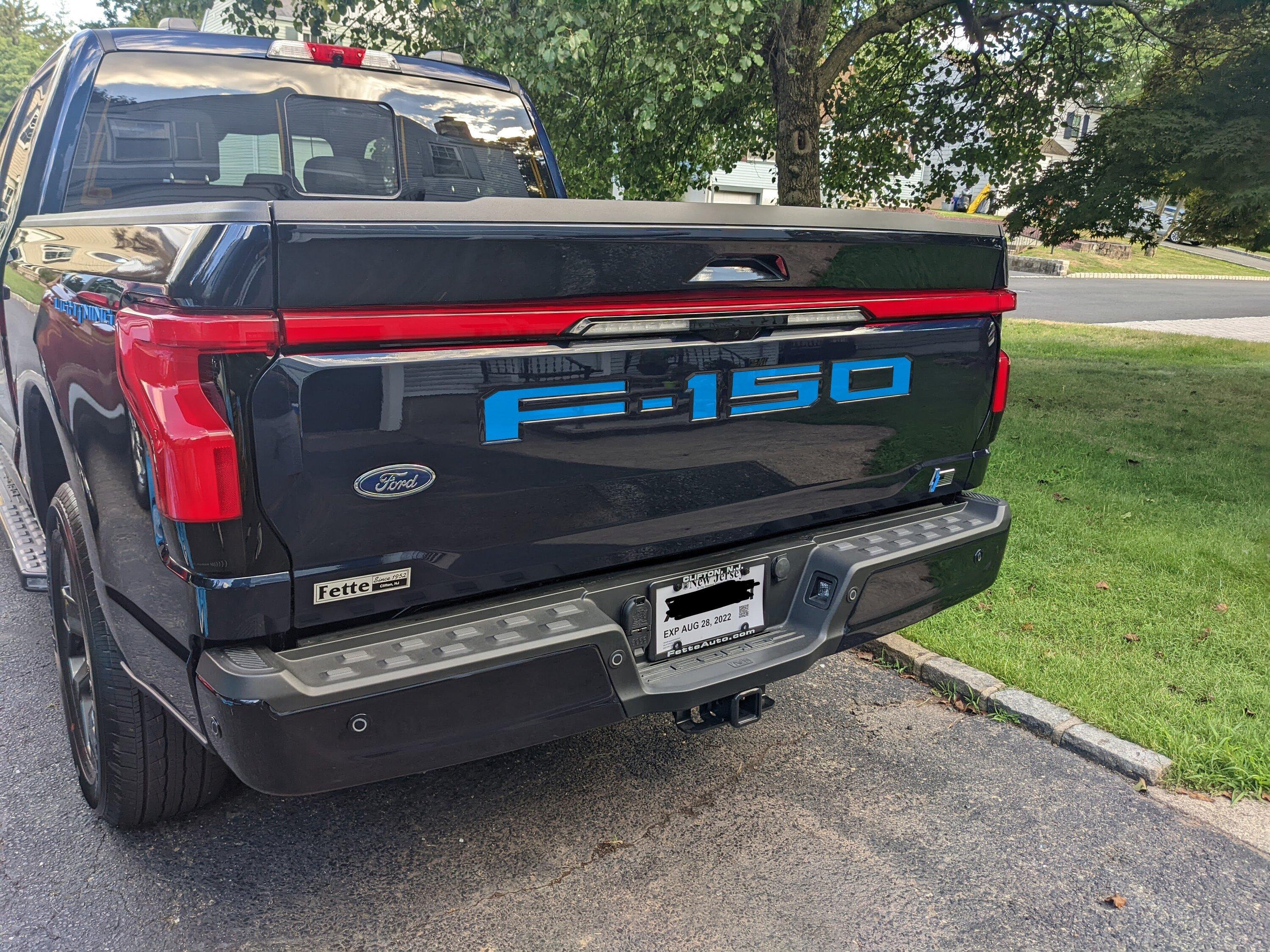 Ford F-150 Lightning 🙋‍♂️ What Did You Do To Your Lightning Today? bluedecal2~2