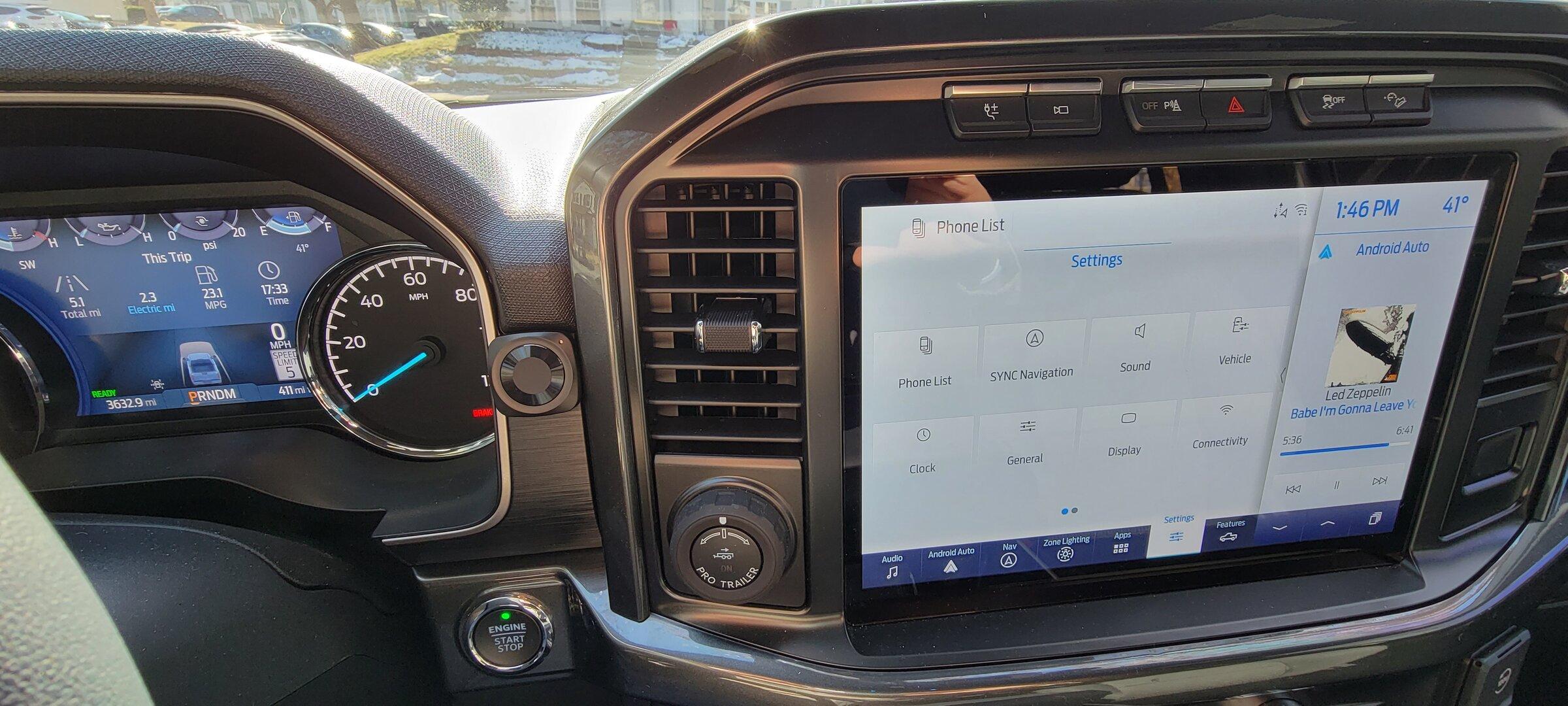 Ford F-150 Lightning Can sync 4 be used to view Bluetooth dashcam video bluetooth remote button