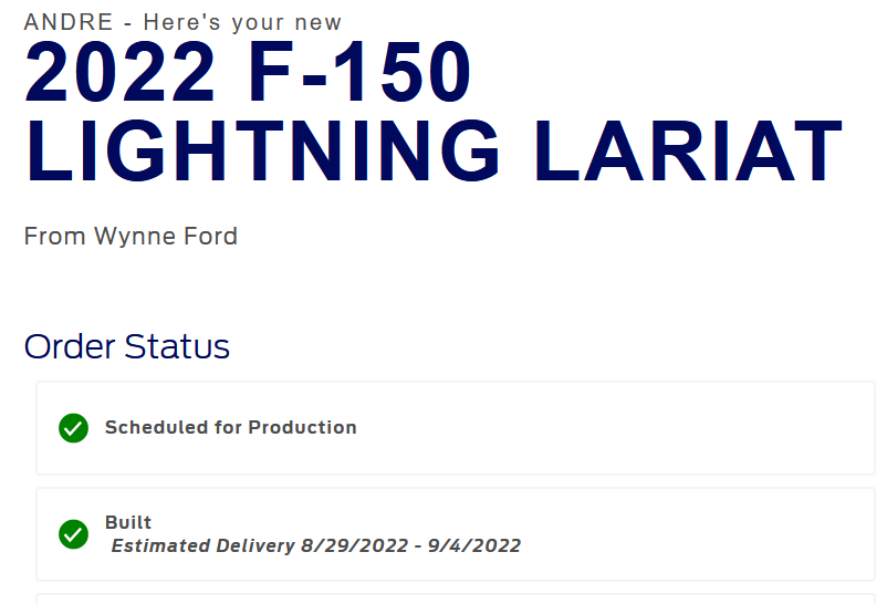 Ford F-150 Lightning ✅ 7/25 Lightning Build Week Group Built