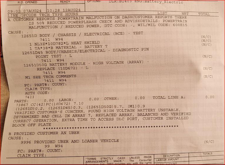 Ford F-150 Lightning Powertrain Malfunction / Reduced Power / Season 2 Capture.JPG