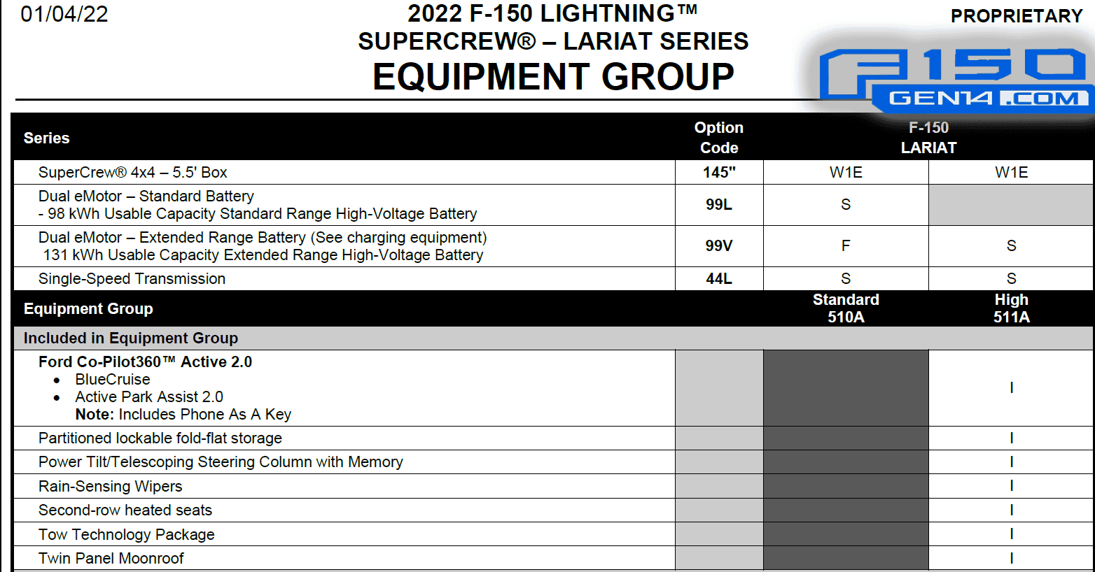 Ford F-150 Lightning No rain sensing wiper option in the Sync menu. 22 Lariat SR Capture.PNG