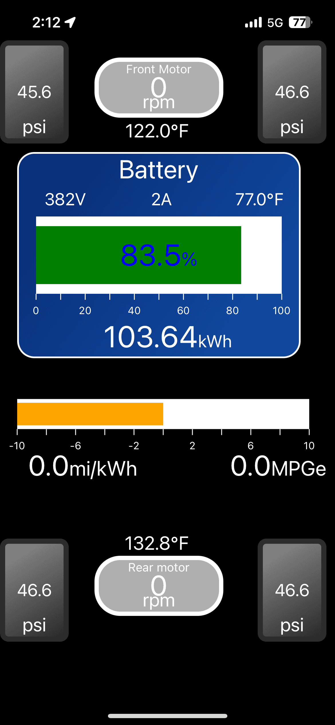 Ford F-150 Lightning New Battery percent Car Scanner screen shot.PNG