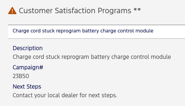 Ford F-150 Lightning CSP-23B50 Charge Cord Stuck - Reprogram Battery Charge Control Module. CSP