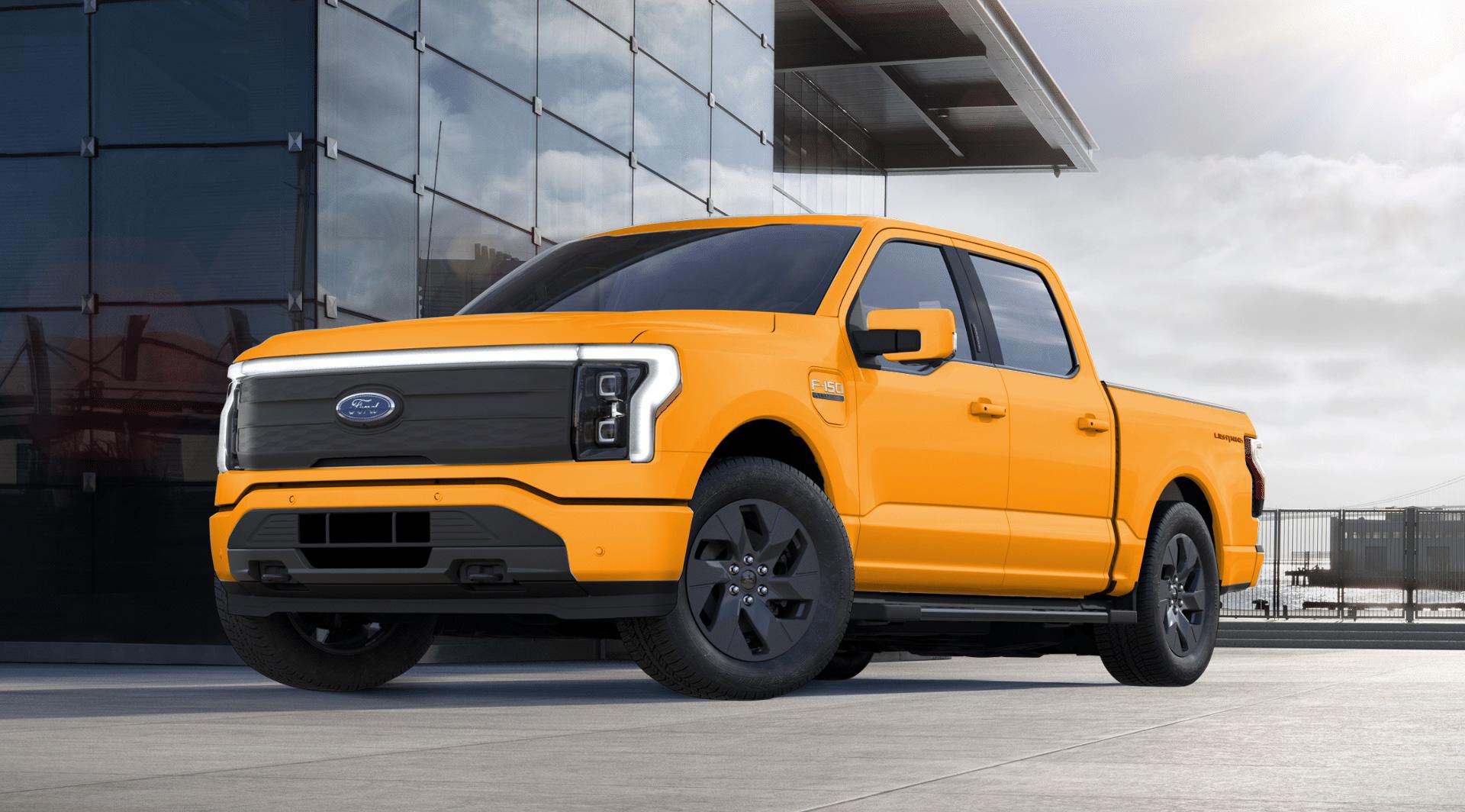 Ford F-150 Lightning Would anyone else have preferred Cyber Orange as a color option? cyber-orange