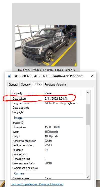 Ford F-150 Lightning Email & Photo: Your F-150 Lightning just rolled off the assembly line [post yours] date taken.PNG