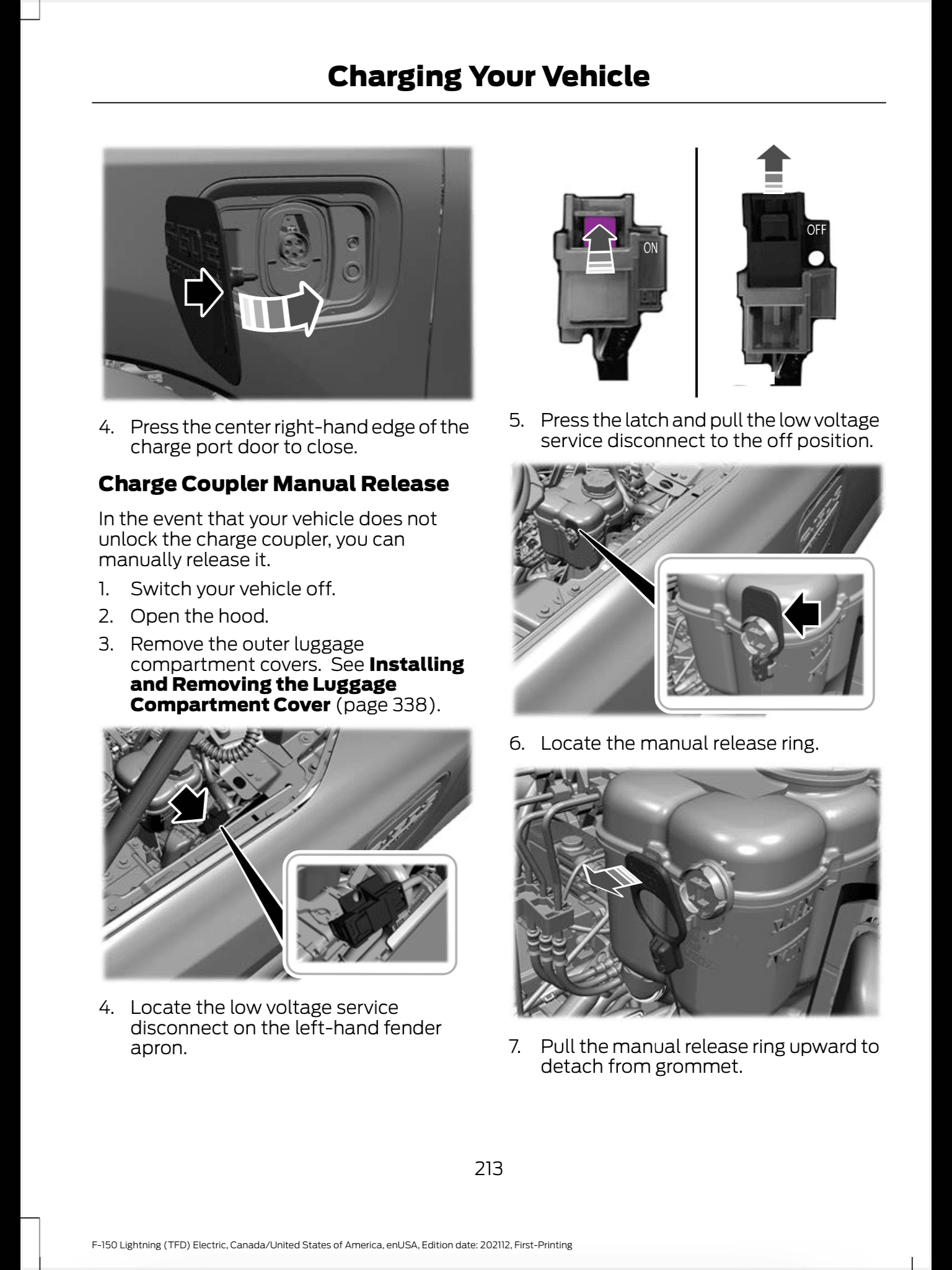 Ford F-150 Lightning Manual charge port unlock EA545A9C-5A7C-4B23-A895-38752505004A