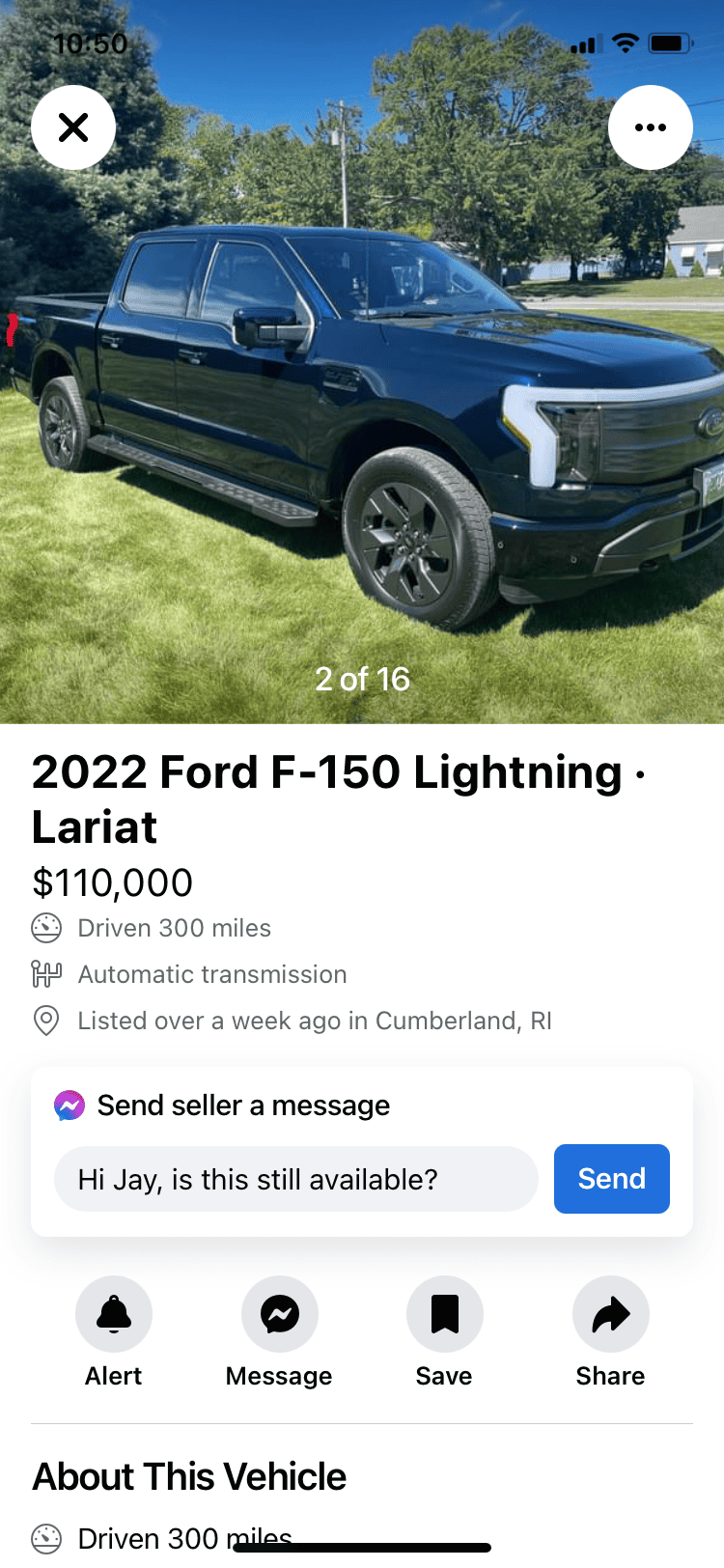 Ford F-150 Lightning Lots of Lightnings for sale on FB in New England EAAEA90D-0E13-45A9-B669-9E6DEA44AE16