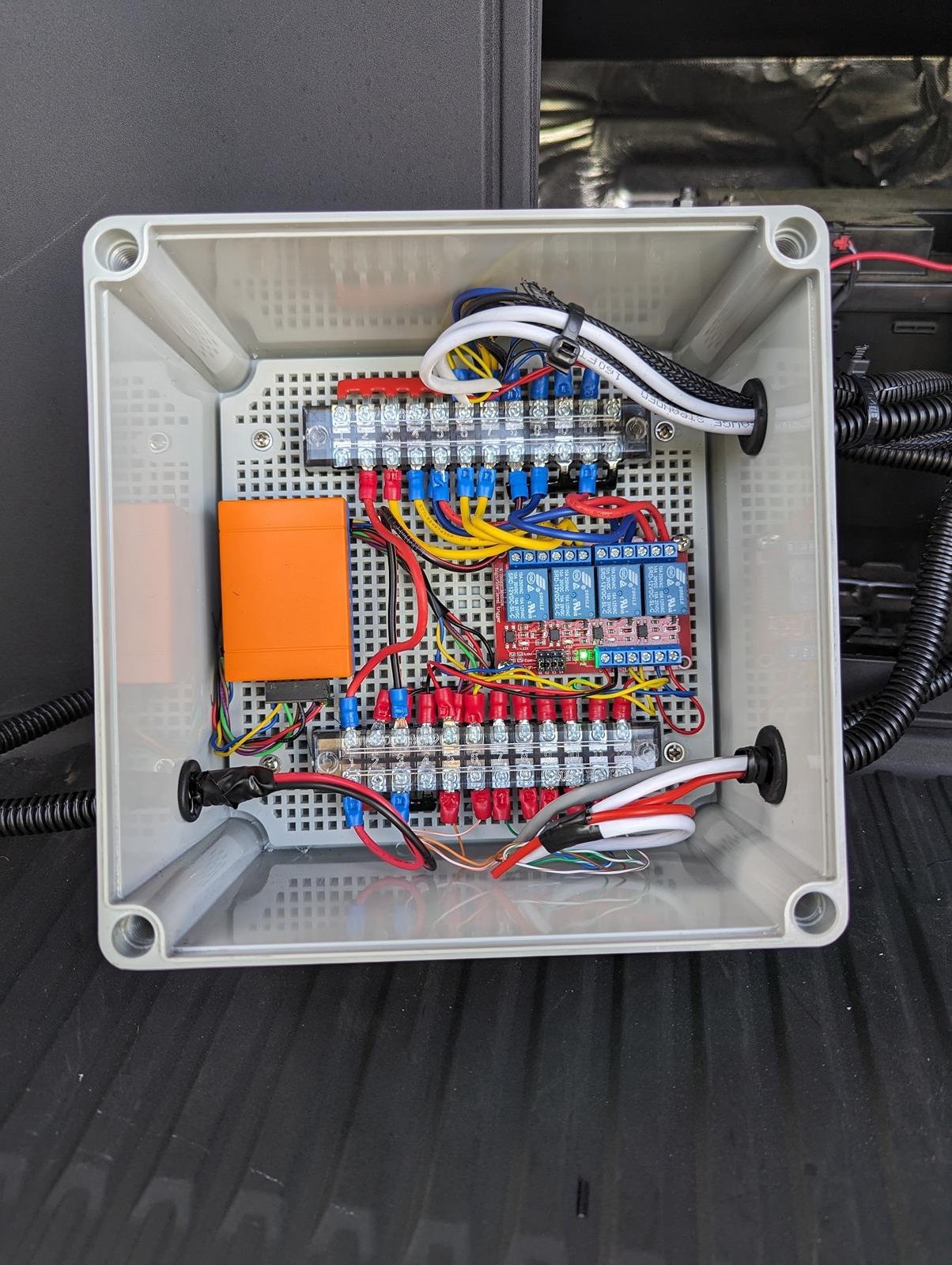 Ford F-150 Lightning Fog lights and ditch lights with backlighting, switches, and canbus integrated controls Electronics in box