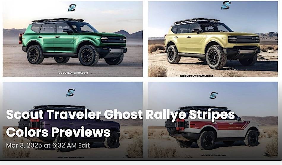 Ford F-150 Lightning Official: Scout EV Pickup & SUV debut w/ Gas Range Extender, 4x4, BOF, Lockers, Sway Bar Disconnect -- All Specs, Wallpapers, Videos ester-ghost-rallye-stripes-colors-previews-jpg-