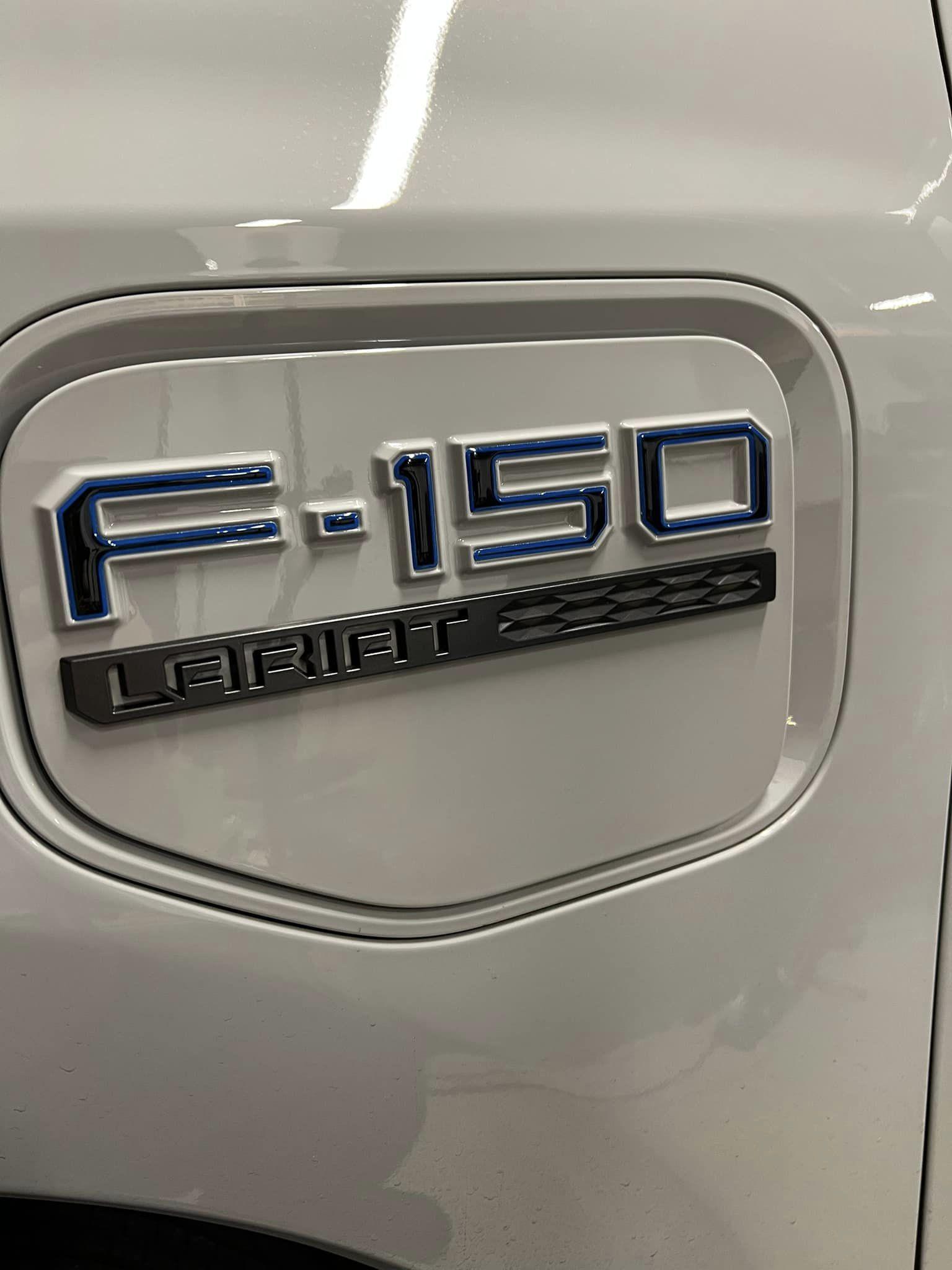 Ford F-150 Lightning 🙋‍♂️ What Did You Do To Your Lightning Today? EtsyStickersChargeDoor