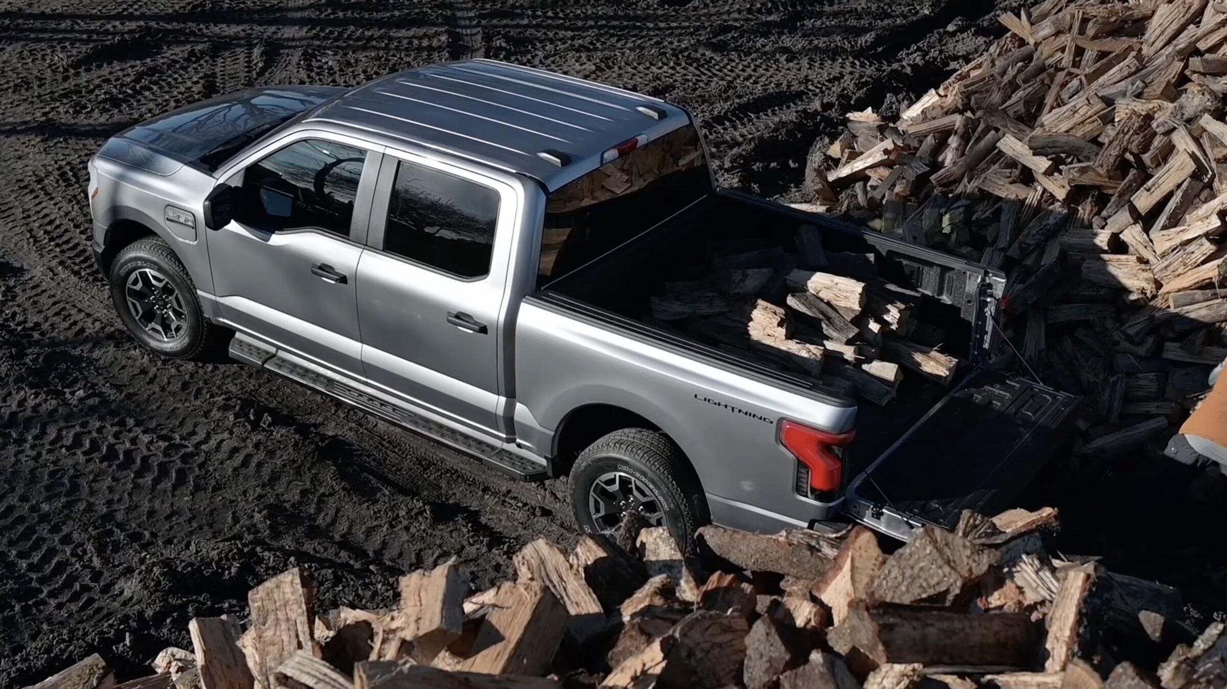 Ford F-150 Lightning Video: Ridealong in F-150 Lightning w/ look at Antimatter Blue & Iconic Silver colors F-150 Lightning Iconic Silver 1