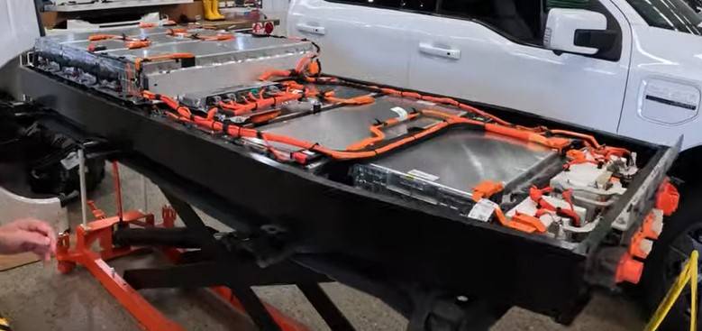 Ford F-150 Lightning Extended Range Battery Pics F150 Battery Pack