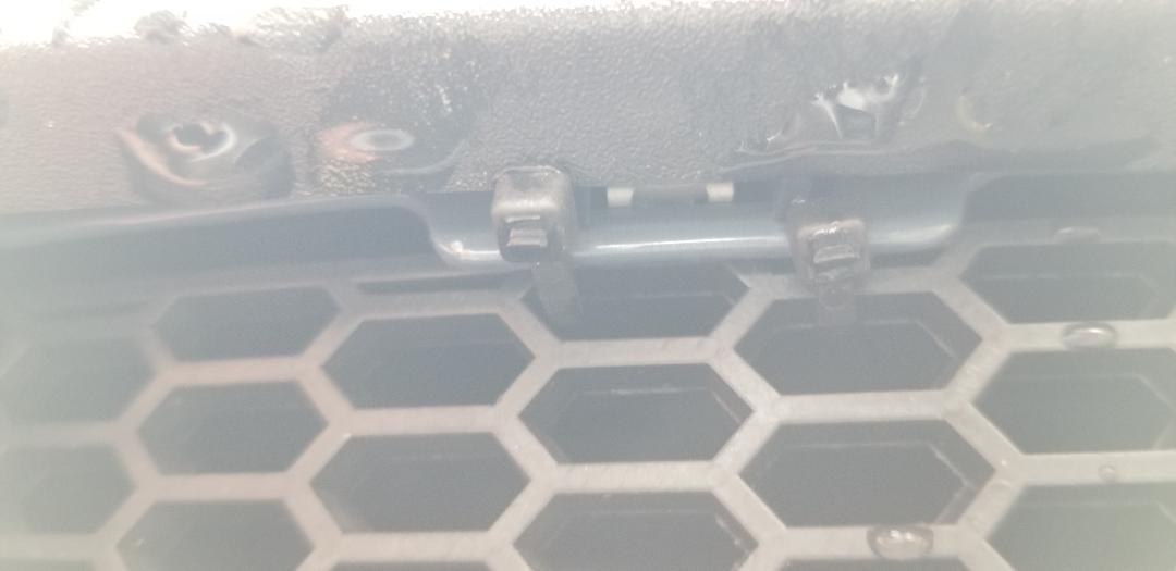 Ford F-150 Lightning Adding grill mesh ahead of active shutters in bumper? F150 - grille zip mounts