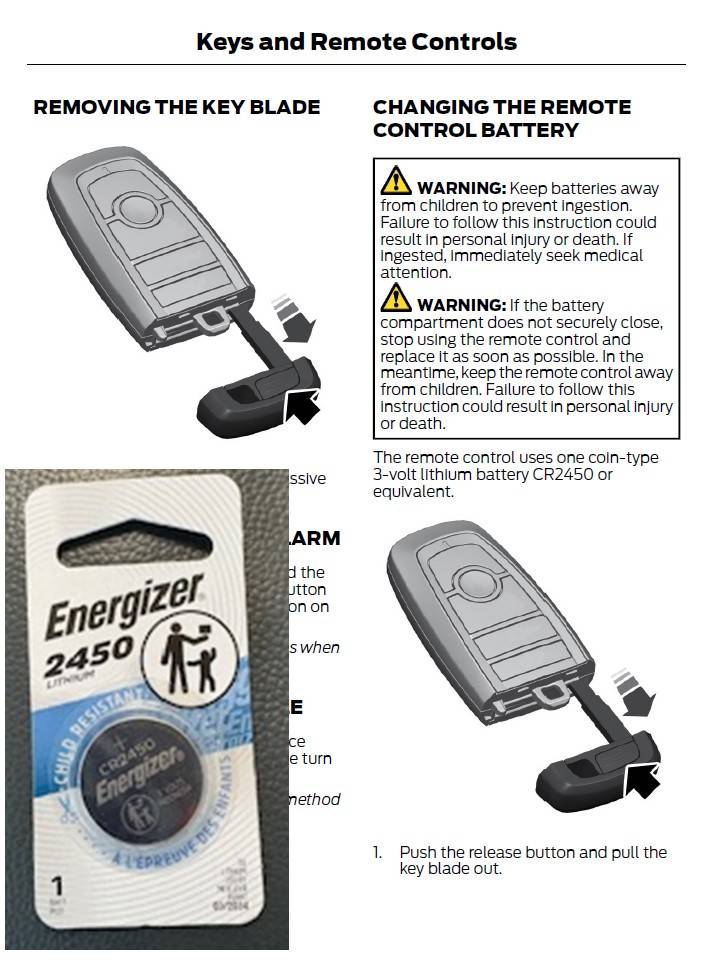 Ford F-150 Lightning Key Fob Battery Replacement fob1