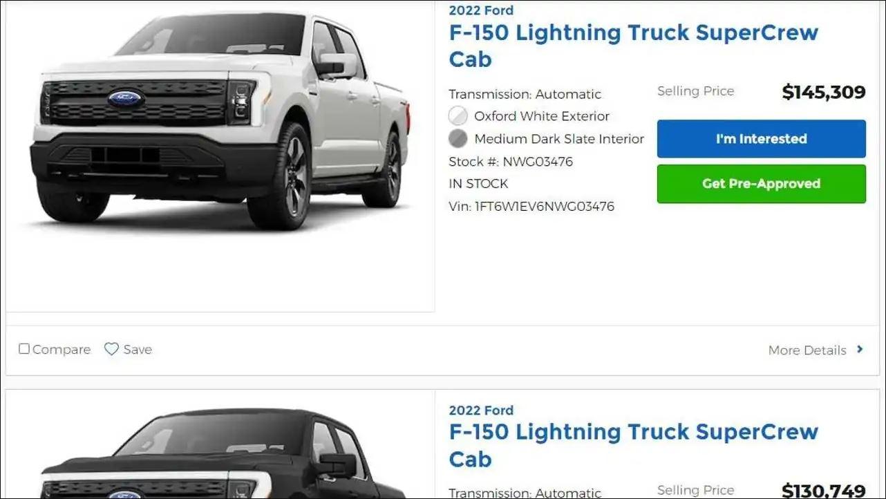 Ford F-150 Lightning List: F-150 Lightning dealers that do / don't apply ADM (price markup) ford-f-150-lightning-markups