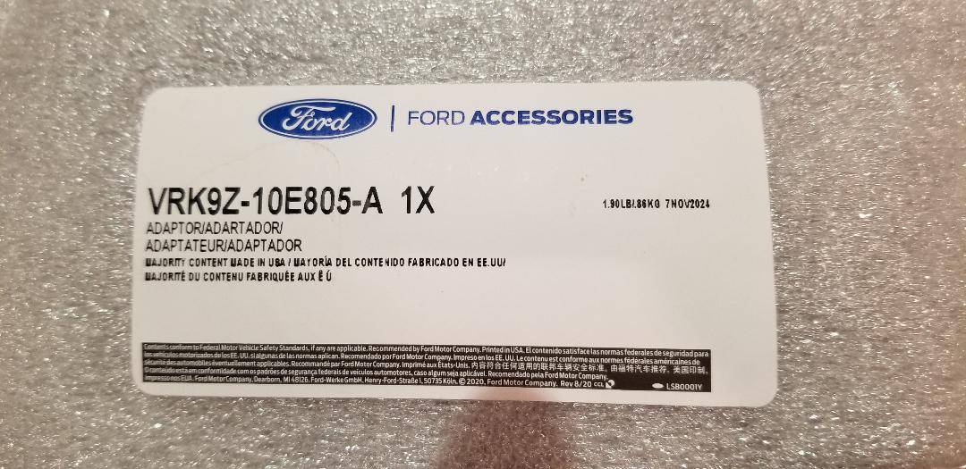 Ford F-150 Lightning Where are the replacement adapters??? Ford new NACS replacement adapter - part number