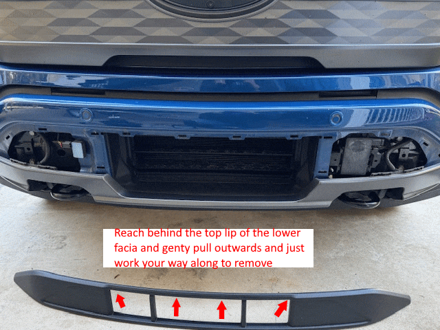 Ford F-150 Lightning Leaves in the radiator? Why is it designed like this? Grill2